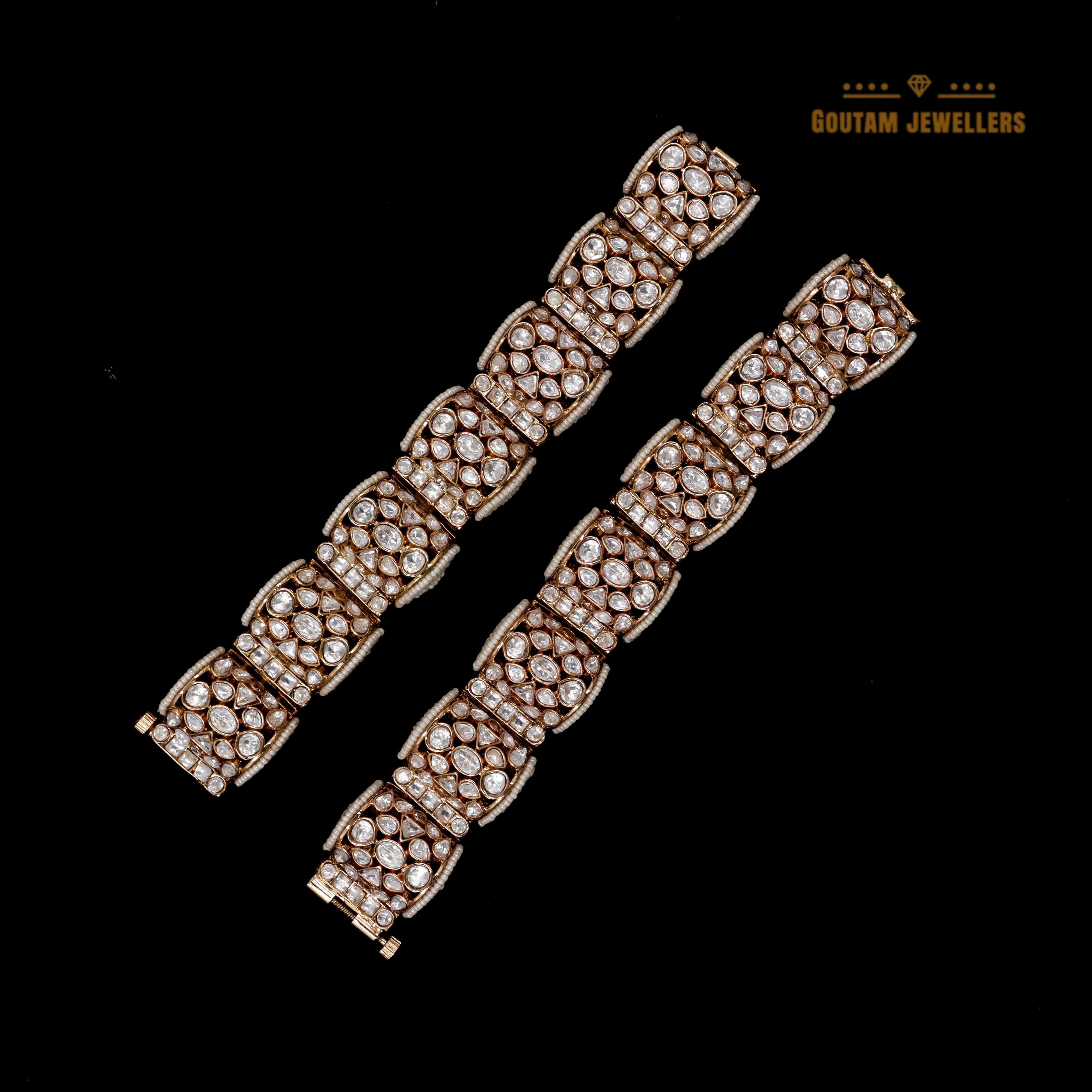 Goutam Jewellers By Ashok Rathod - Moissanite Gajra Bracelet
