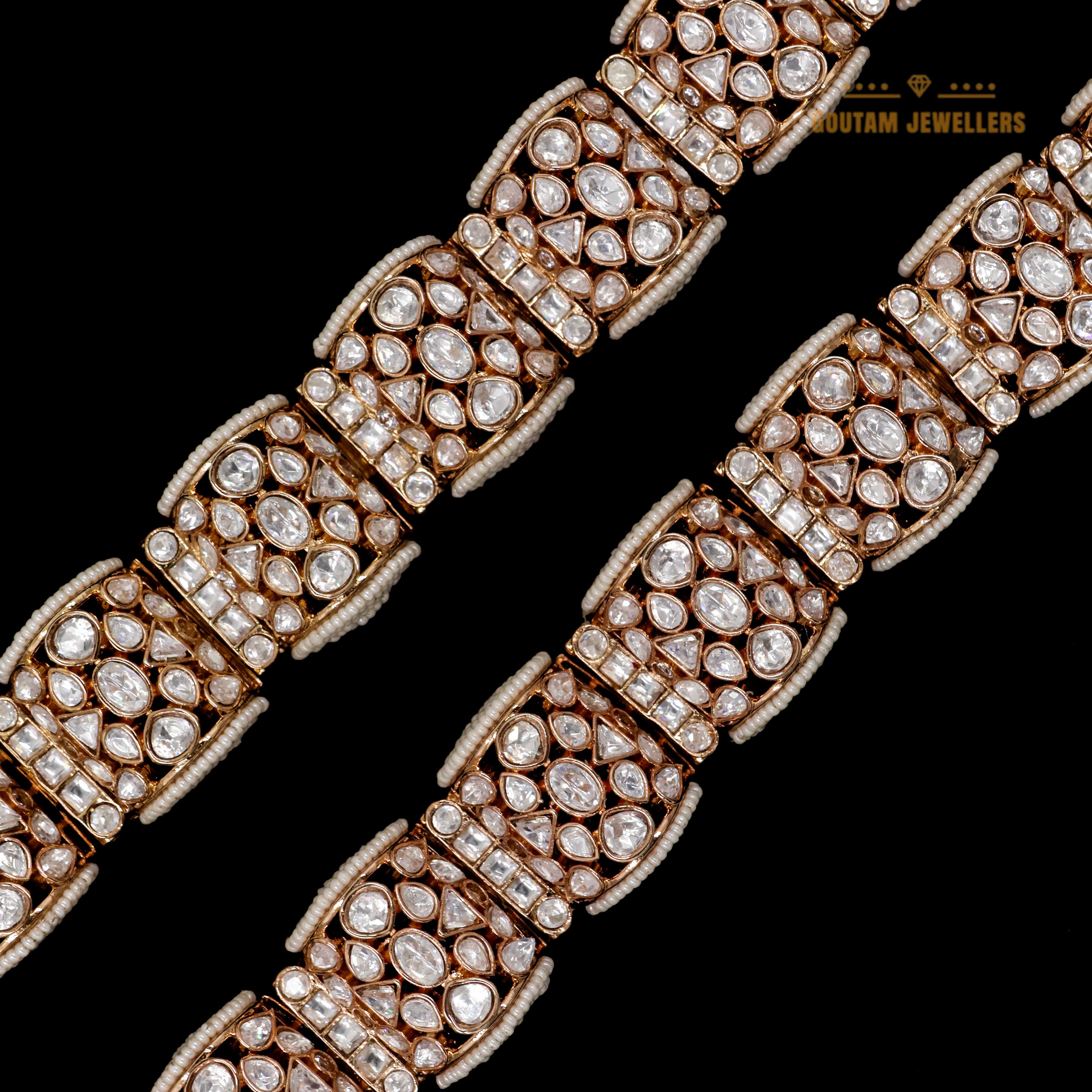 Goutam Jewellers By Ashok Rathod - Moissanite Gajra Bracelet