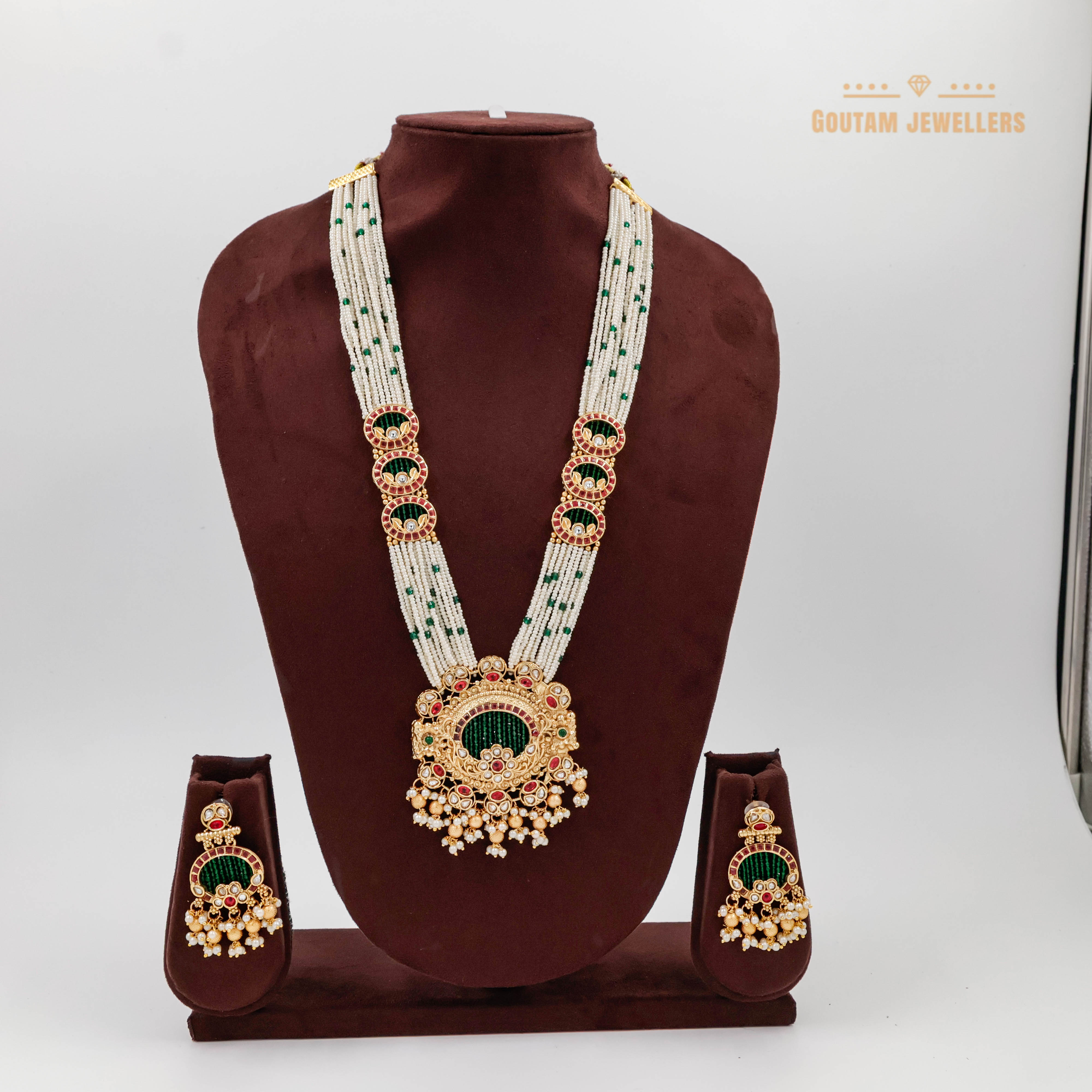 Goutam Jewellers By Ashok Rathod - Vama Antique Designer Necklace Set
