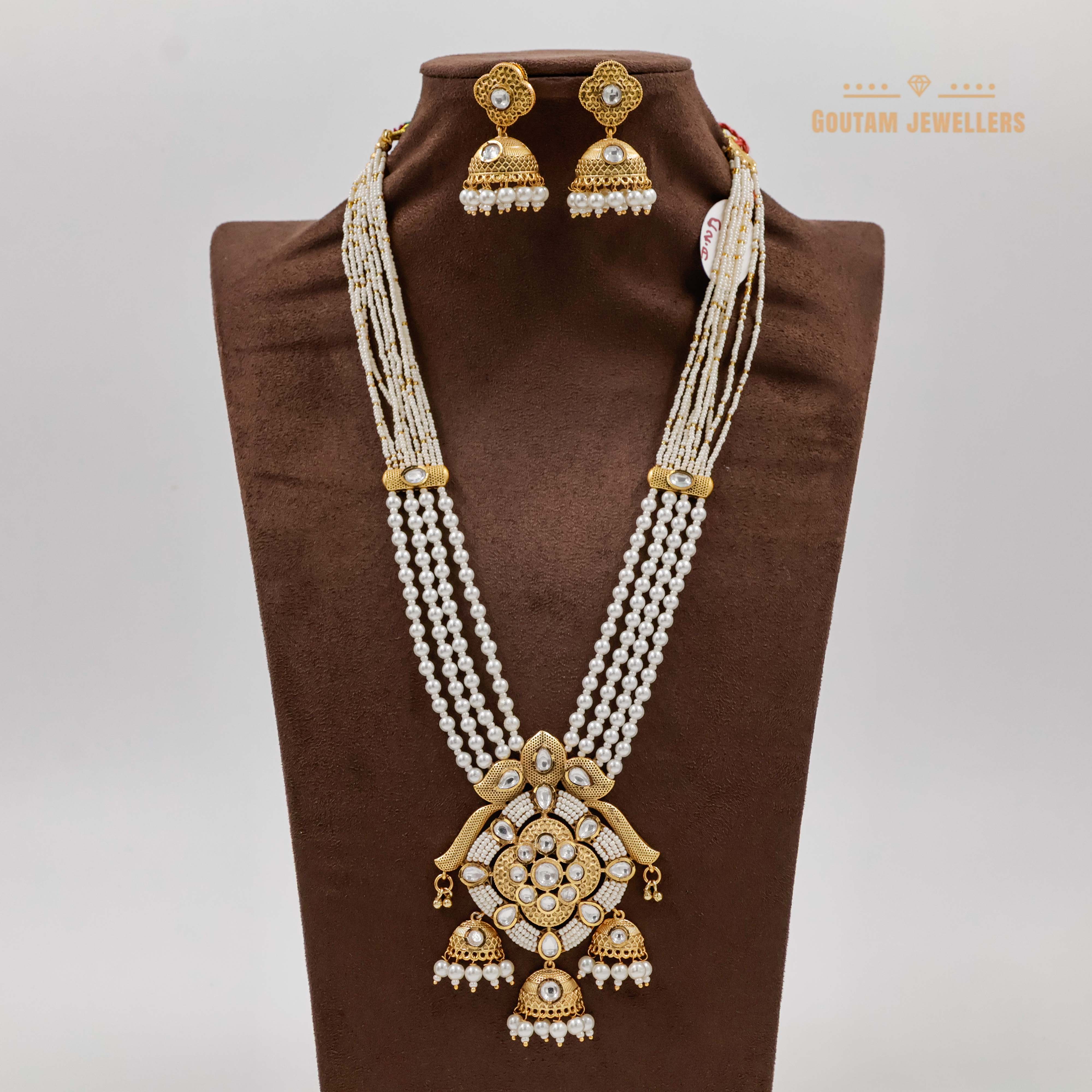 Goutam Jewellers By Ashok Rathod - Antique Designer Long Necklace Set