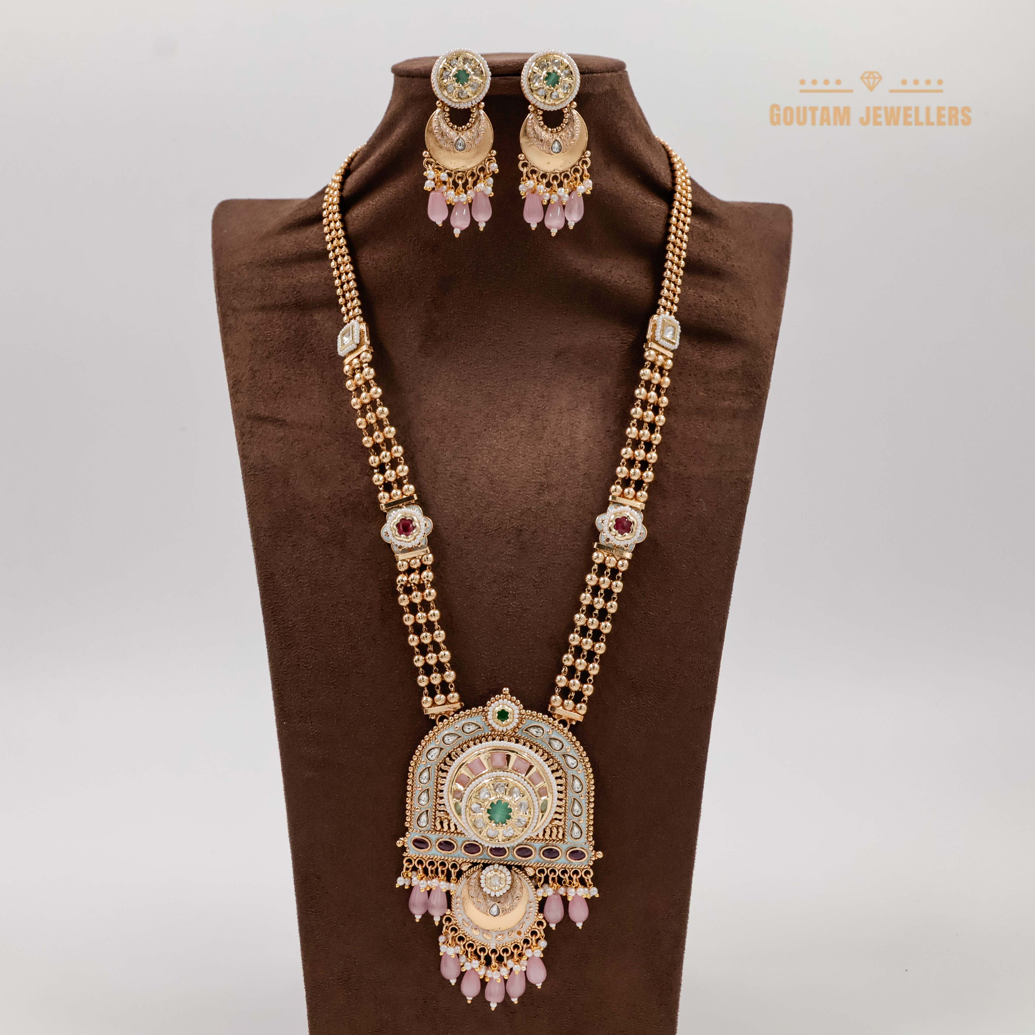 Goutam Jewellers By Ashok Rathod - Antique Designer Gold Beads Long Set