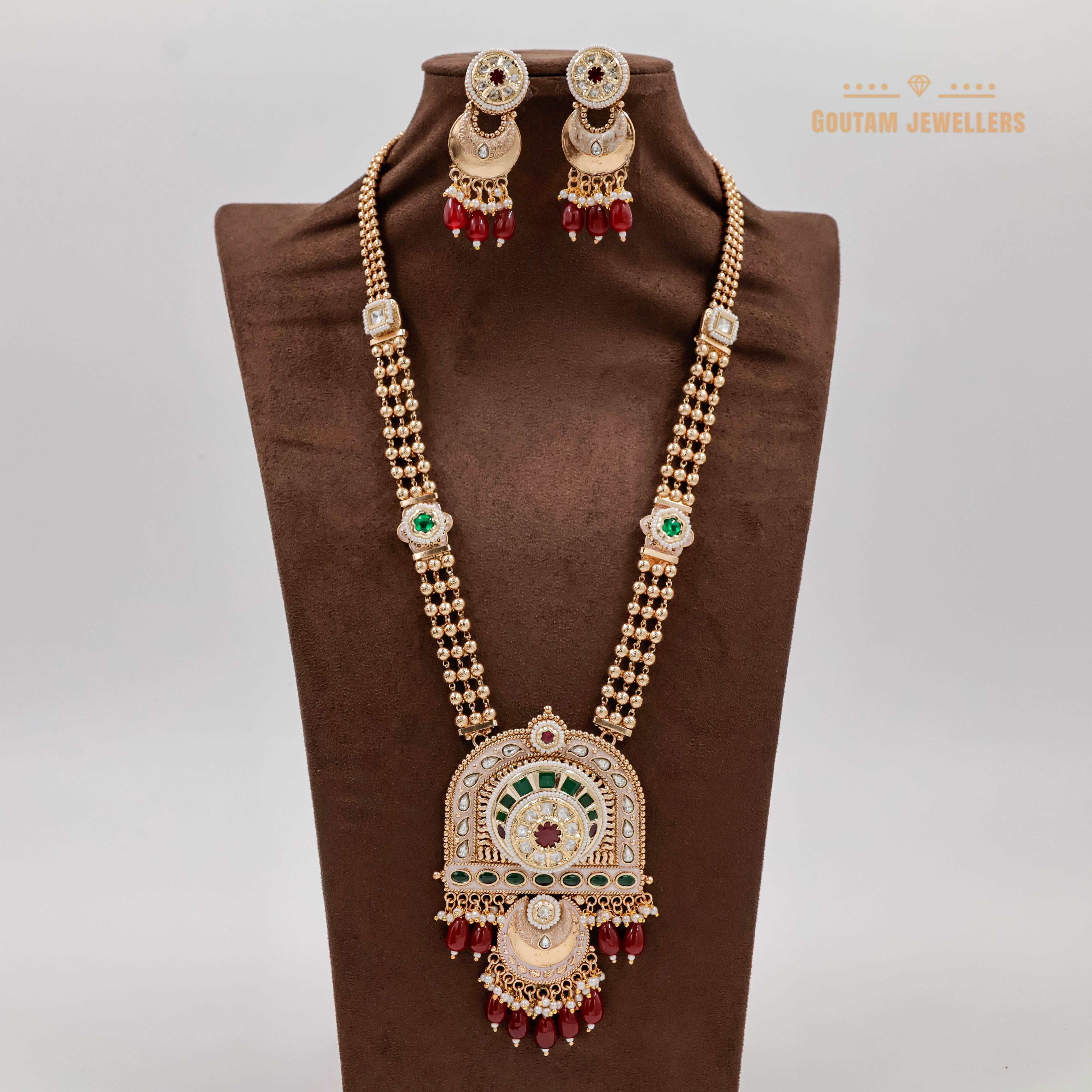 Goutam Jewellers By Ashok Rathod - Antique Designer Gold Beads Long Set