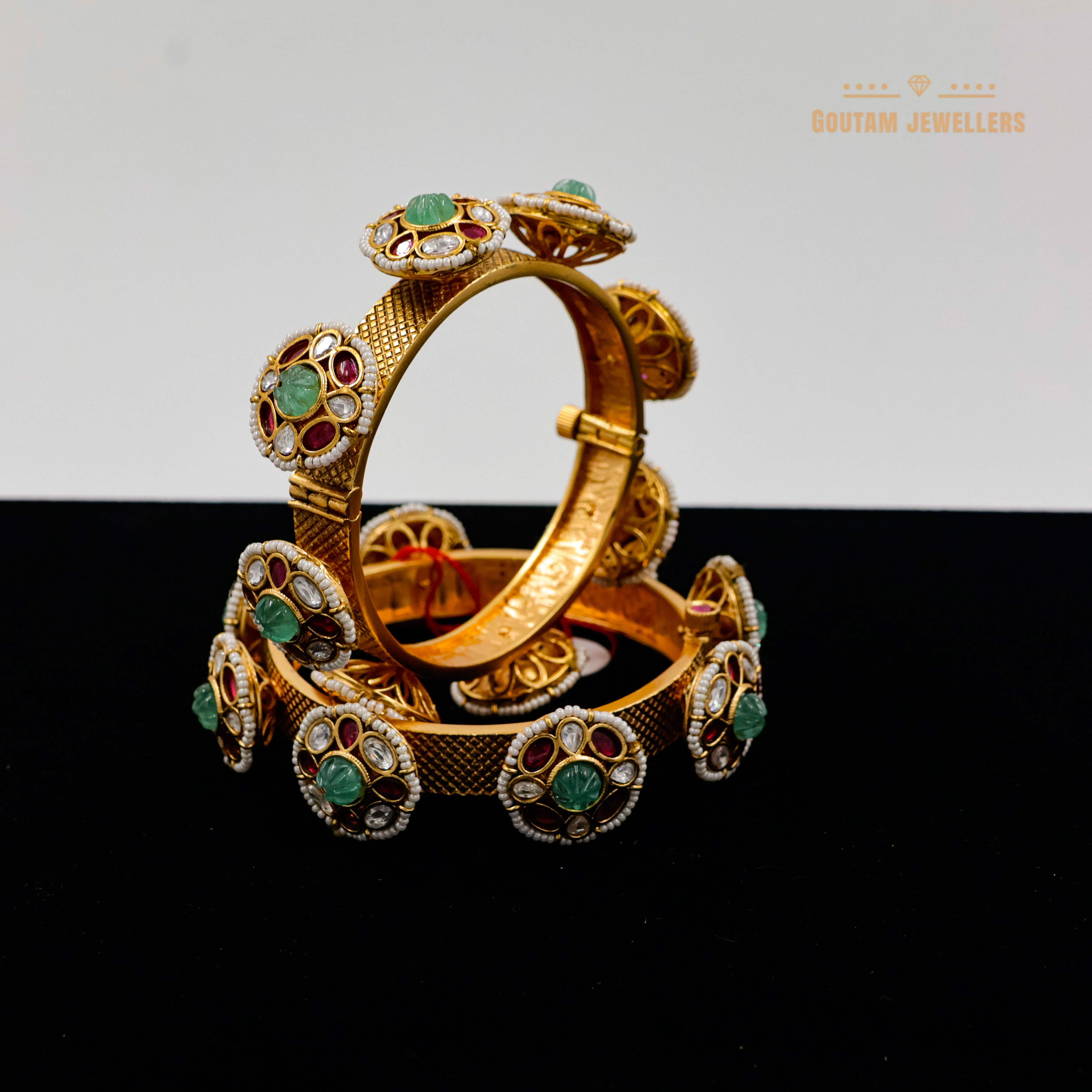 Goutam Jewellers By Ashok Rathod - Rajwadi Amrapali Stone Gokhru Bangles