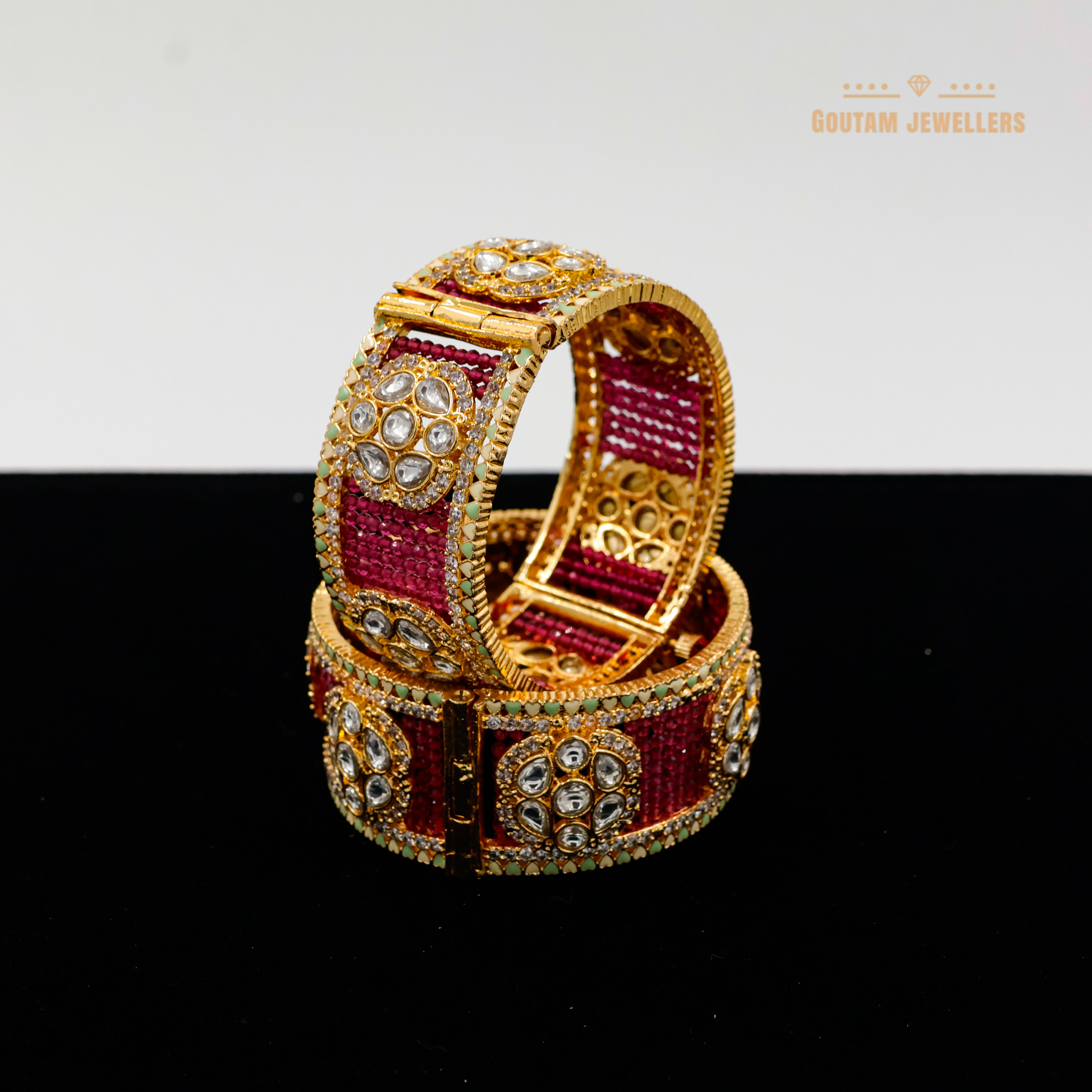 Goutam Jewellers By Ashok Rathod - Designer Hydro Crystal Bandaii Bangles