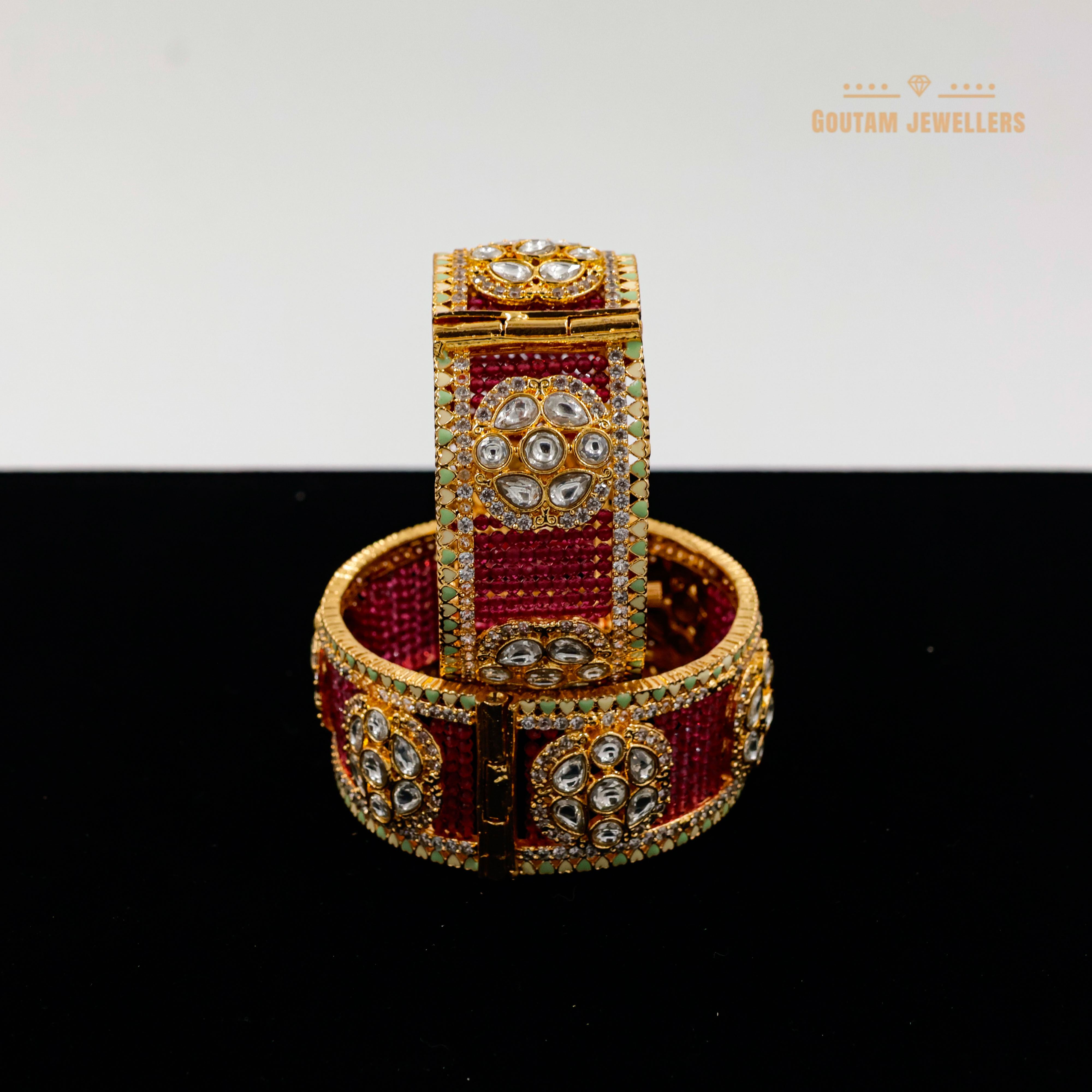 Goutam Jewellers By Ashok Rathod - Designer Hydro Crystal Bandaii Bangles