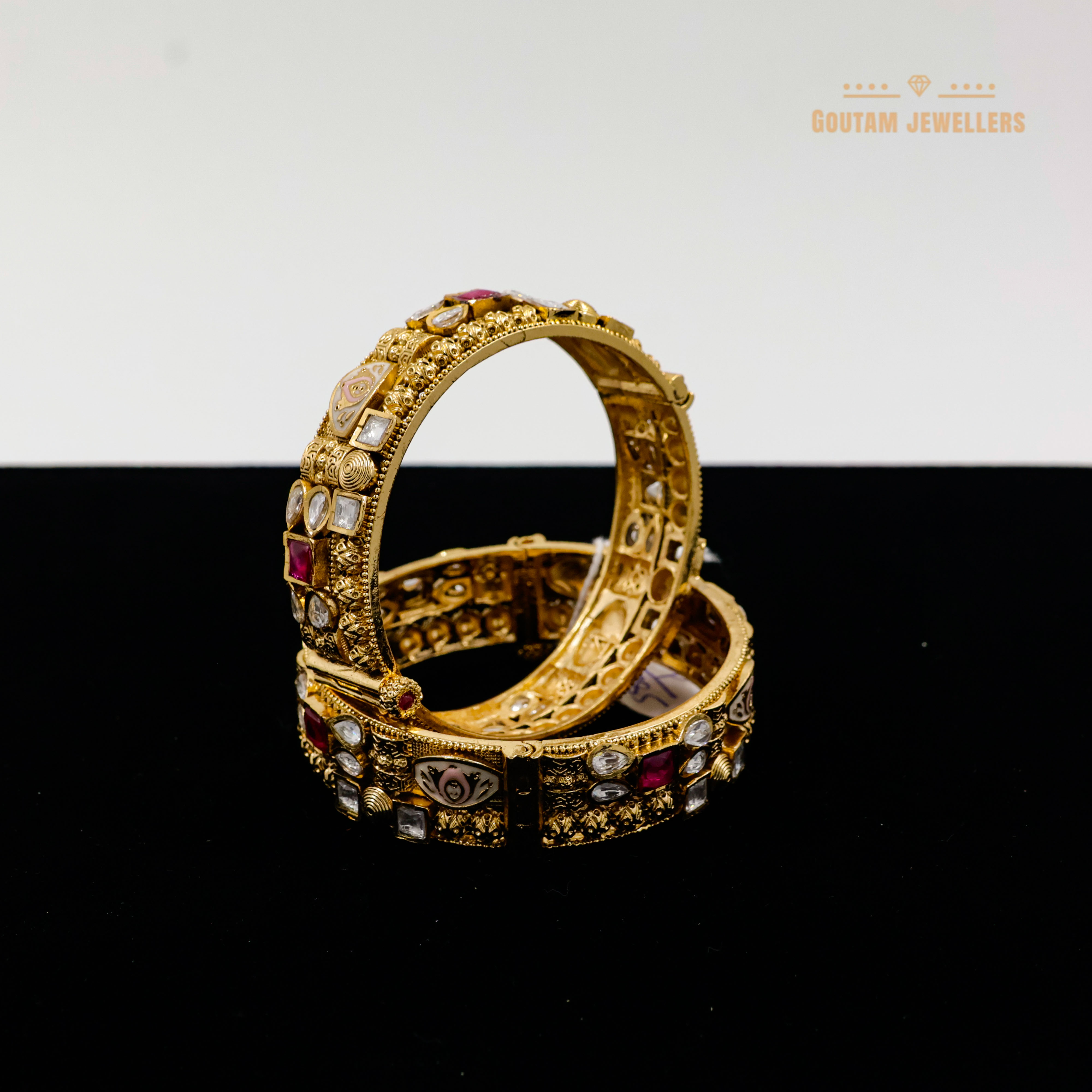 Goutam Jewellers By Ashok Rathod - Naira Antique Designer Bangles