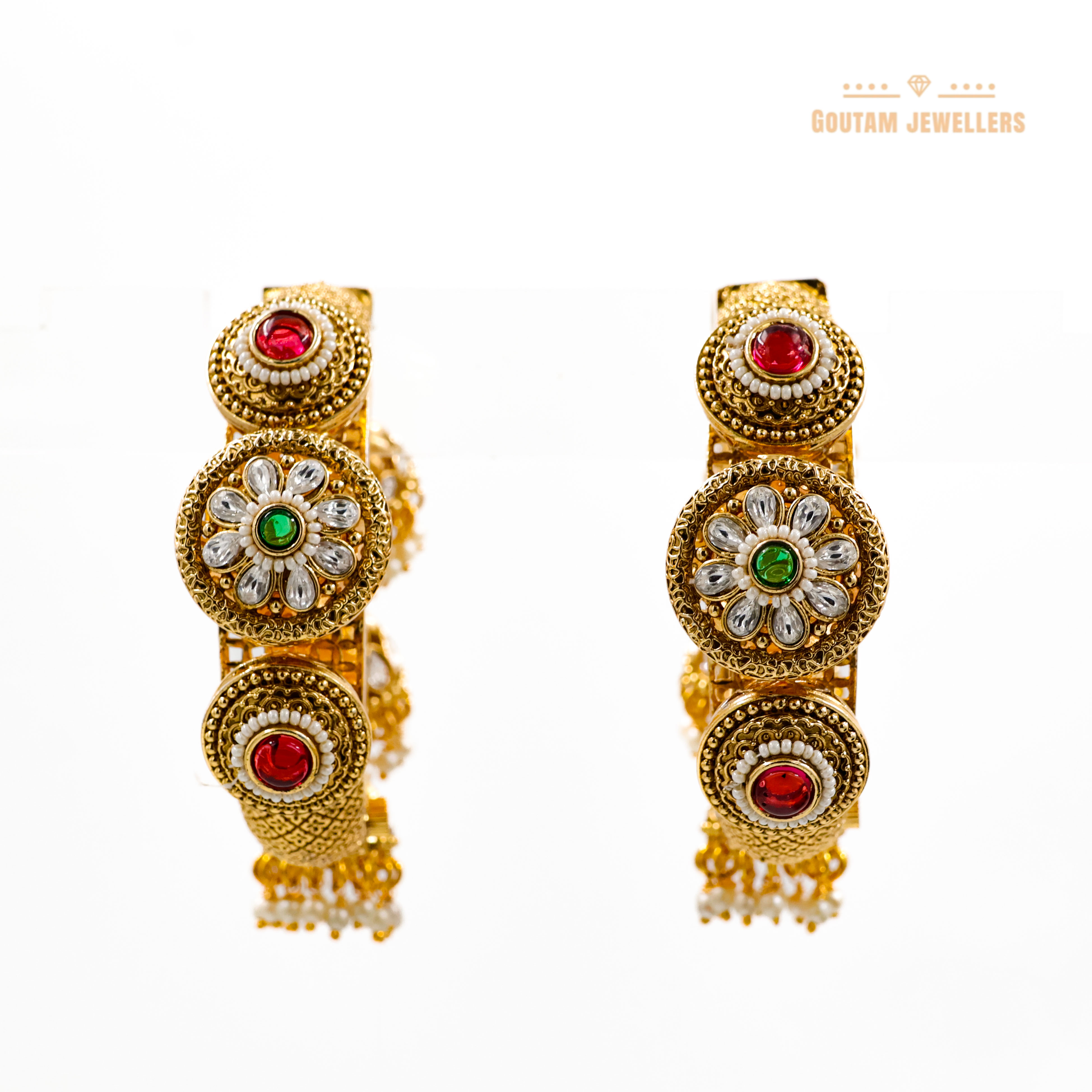 Goutam Jewellers By Ashok Rathod - Rajwadi Hanging openable Bangles