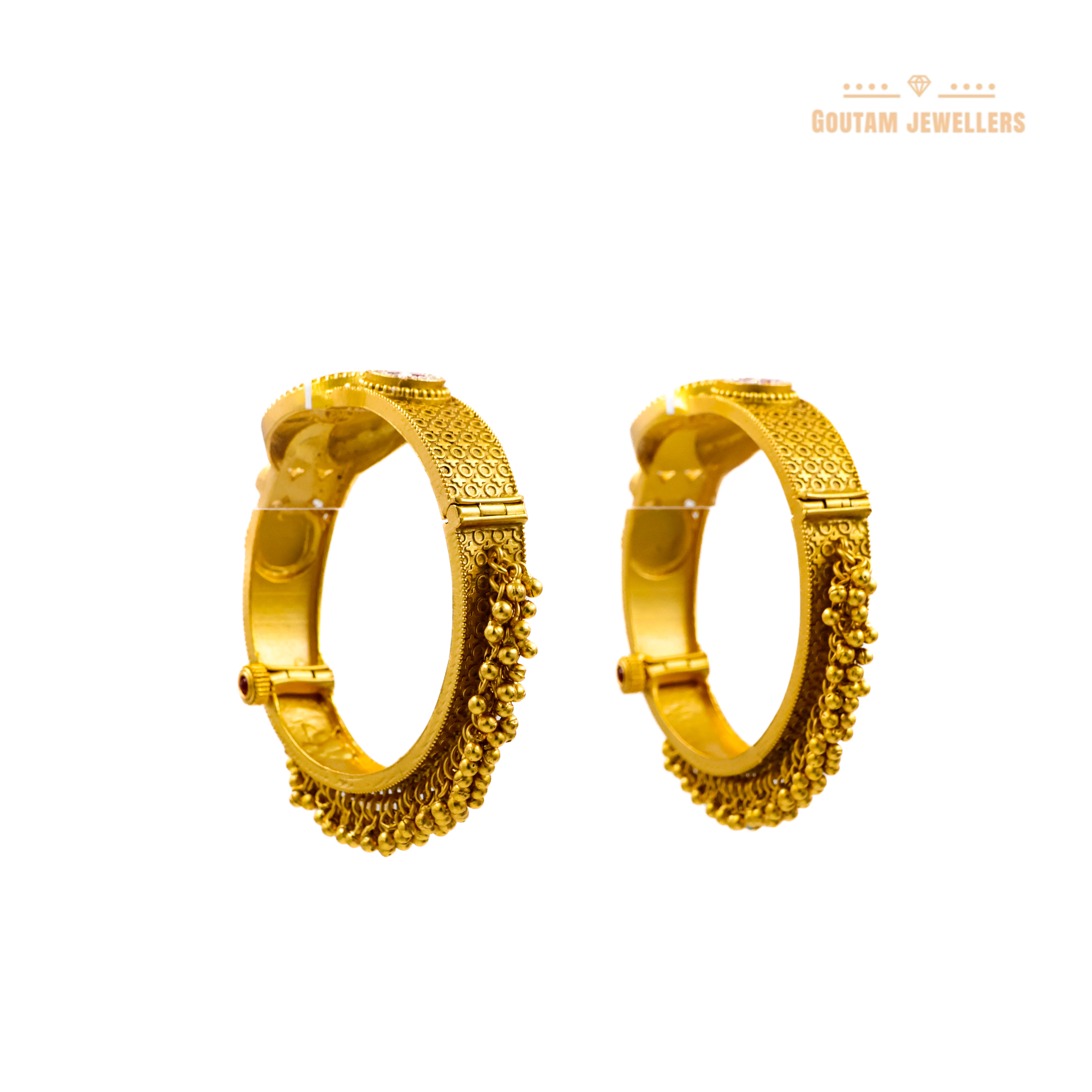 Goutam Jewellers By Ashok Rathod - Rajwadi Round Designer Bangles