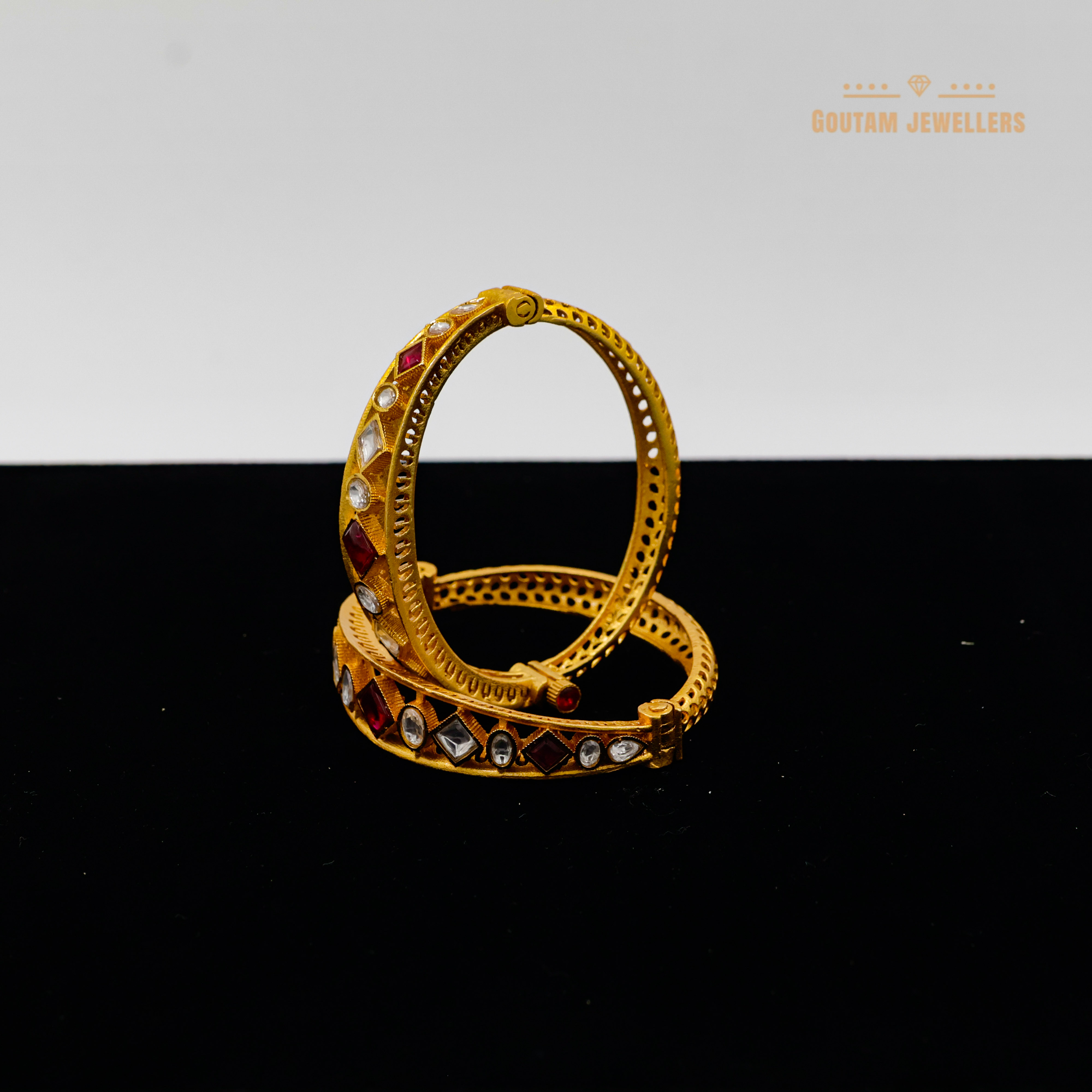 Goutam Jewellers By Ashok Rathod - Rajwadi Kada Style Designer Bangles