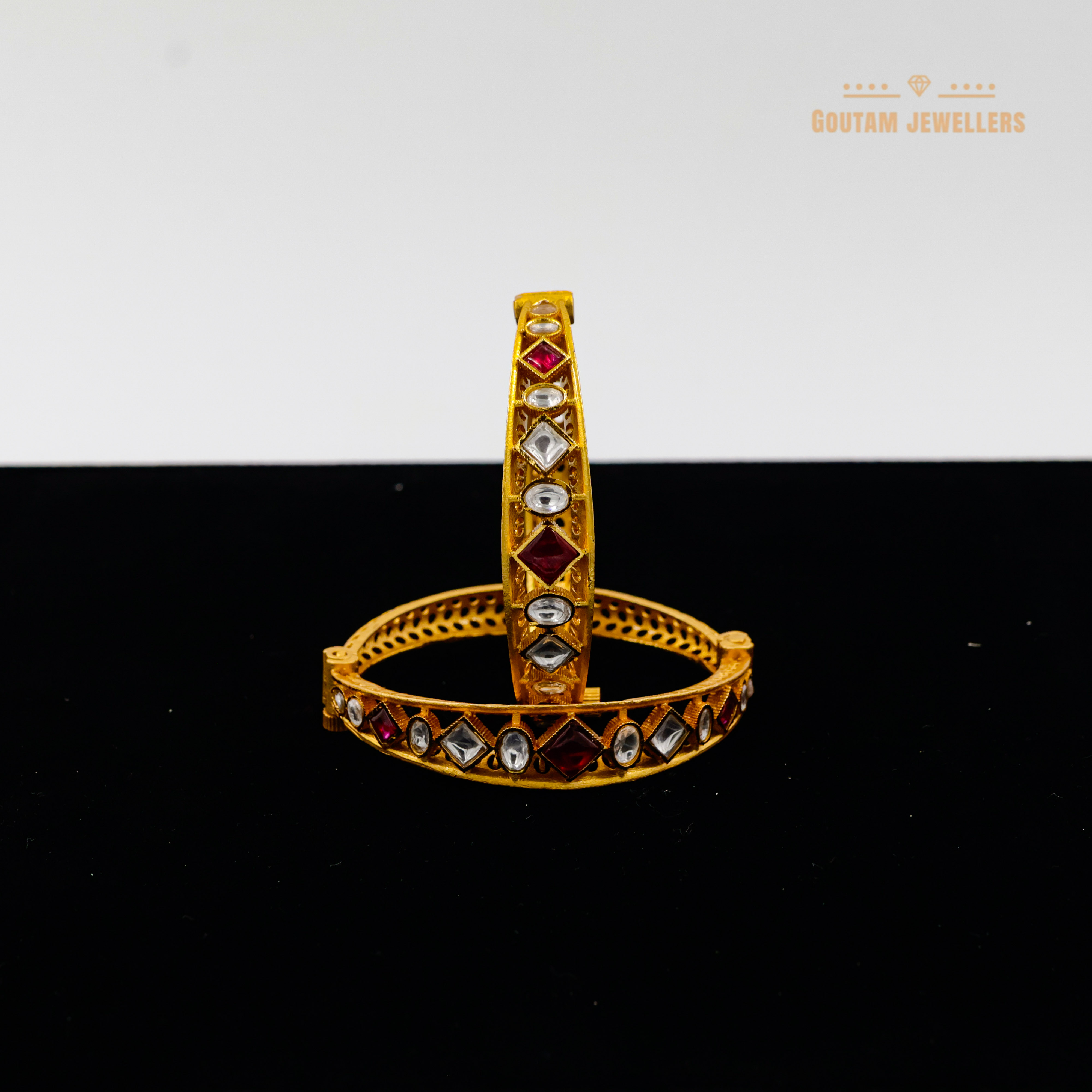 Goutam Jewellers By Ashok Rathod - Rajwadi Kada Style Designer Bangles