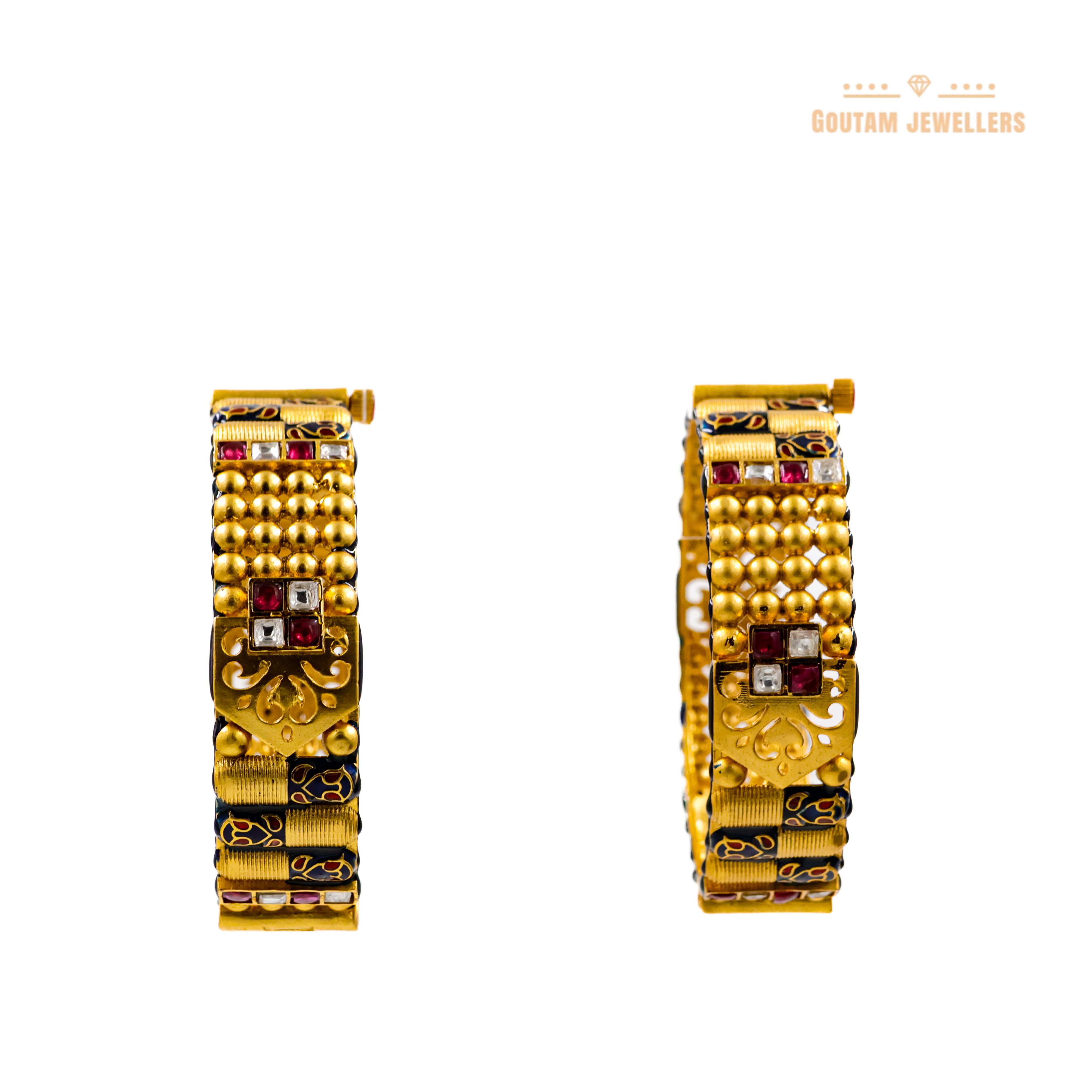 Goutam Jewellers By Ashok Rathod - Rajwadi Designer Minakri Bangles