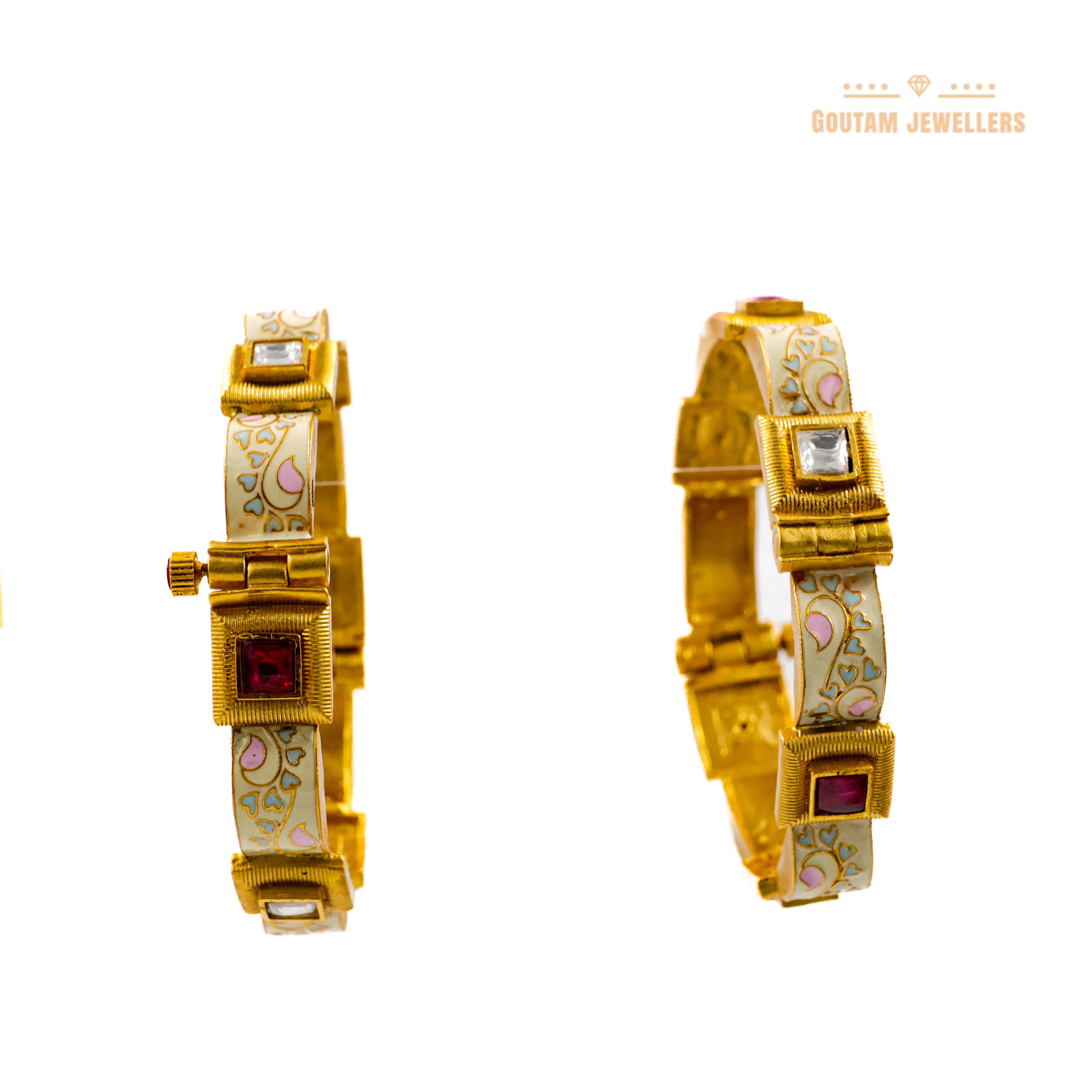 Goutam Jewellers By Ashok Rathod - Rajwadi Square Design Minakri Bangles