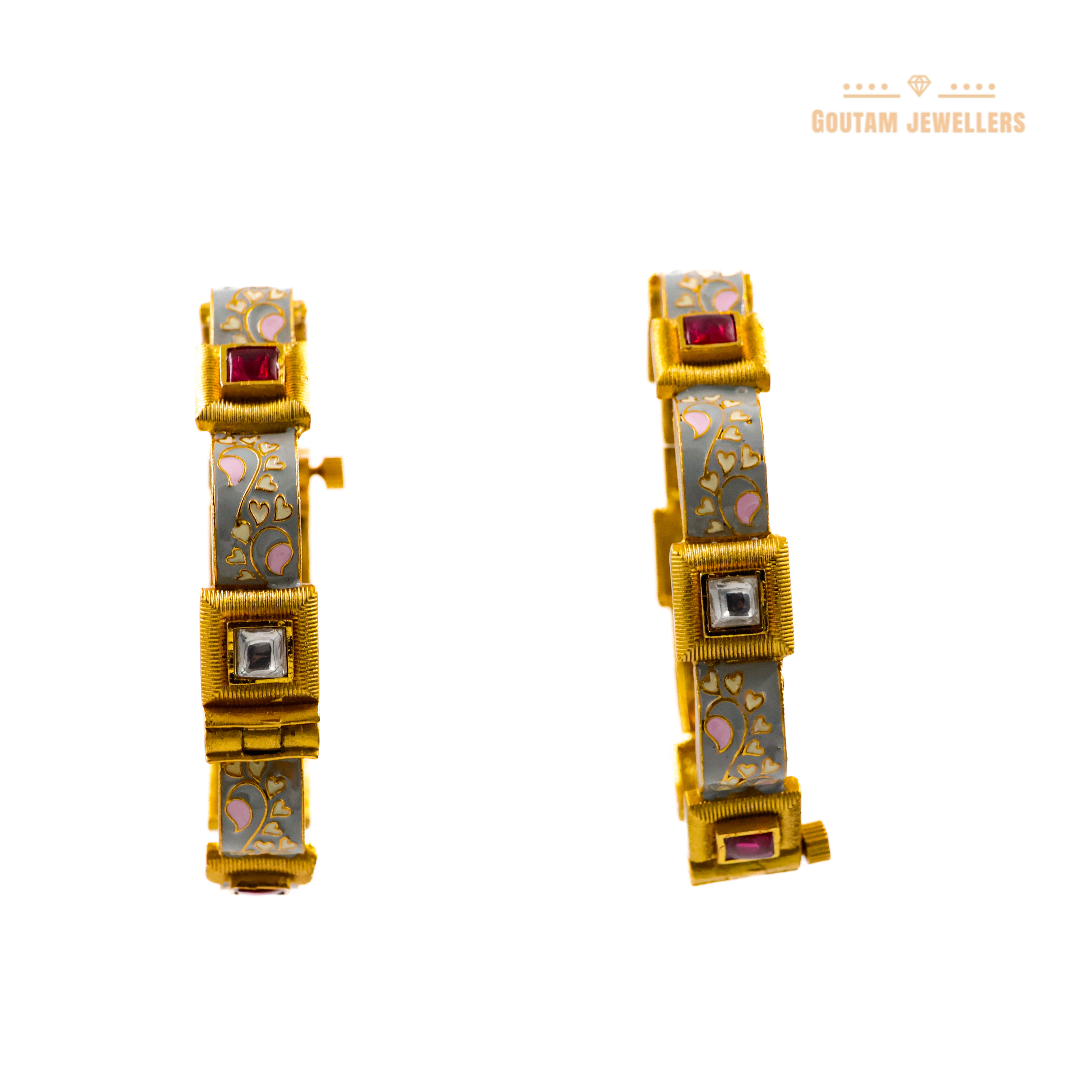 Goutam Jewellers By Ashok Rathod - Rajwadi Square Design Minakri Bangles