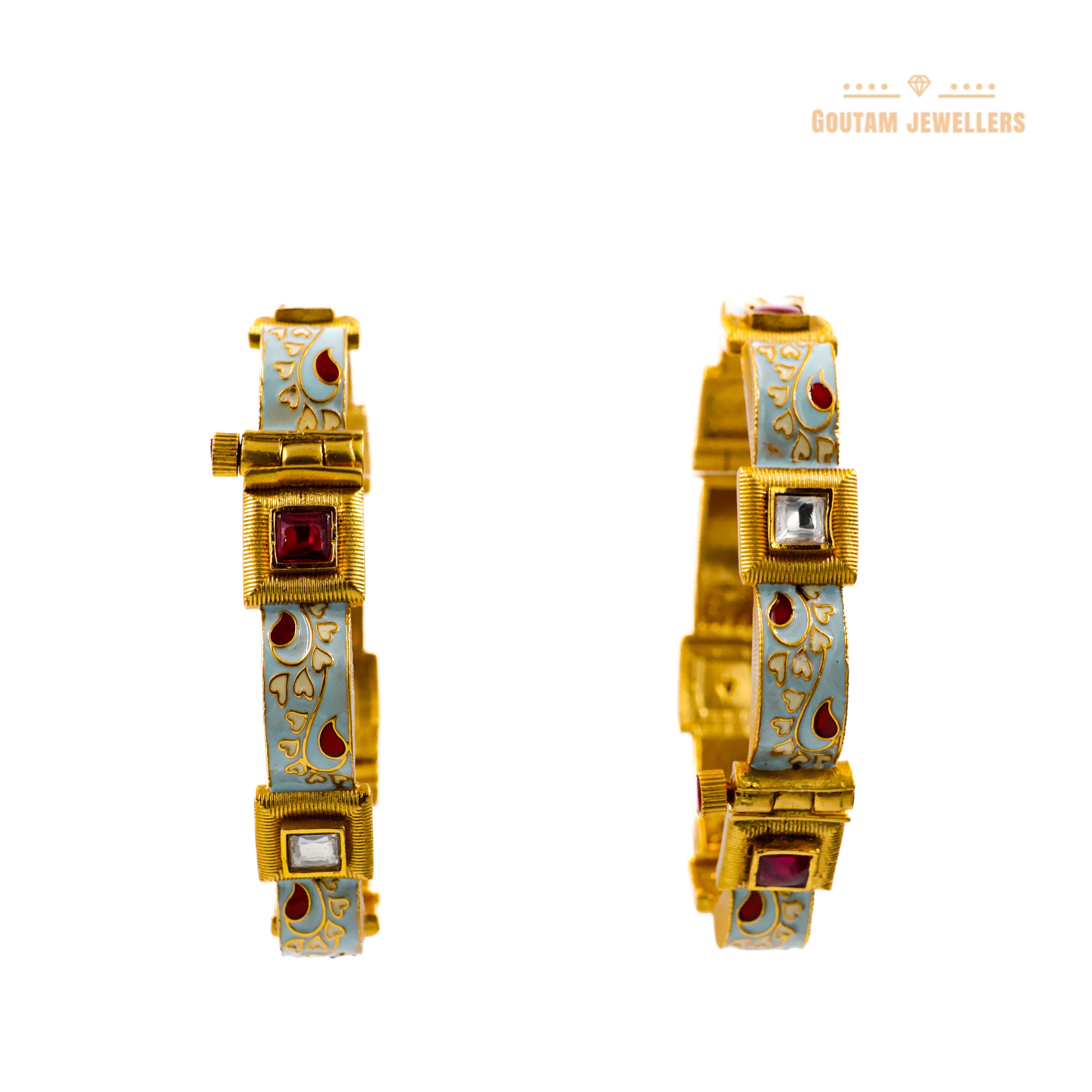 Goutam Jewellers By Ashok Rathod - Rajwadi Square Design Minakri Bangles