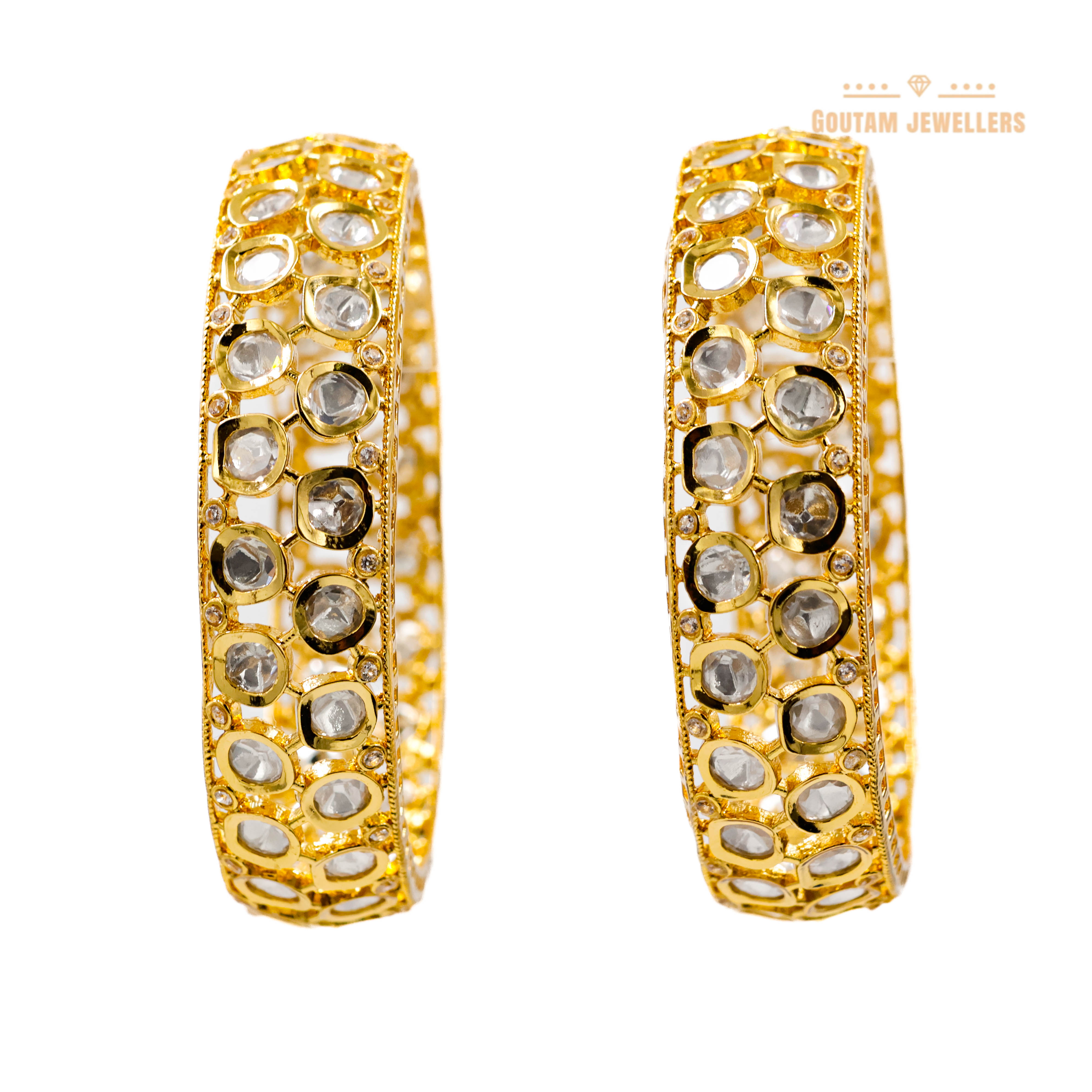 Goutam Jewellers By Ashok Rathod - Ddesigner Polki Bangles