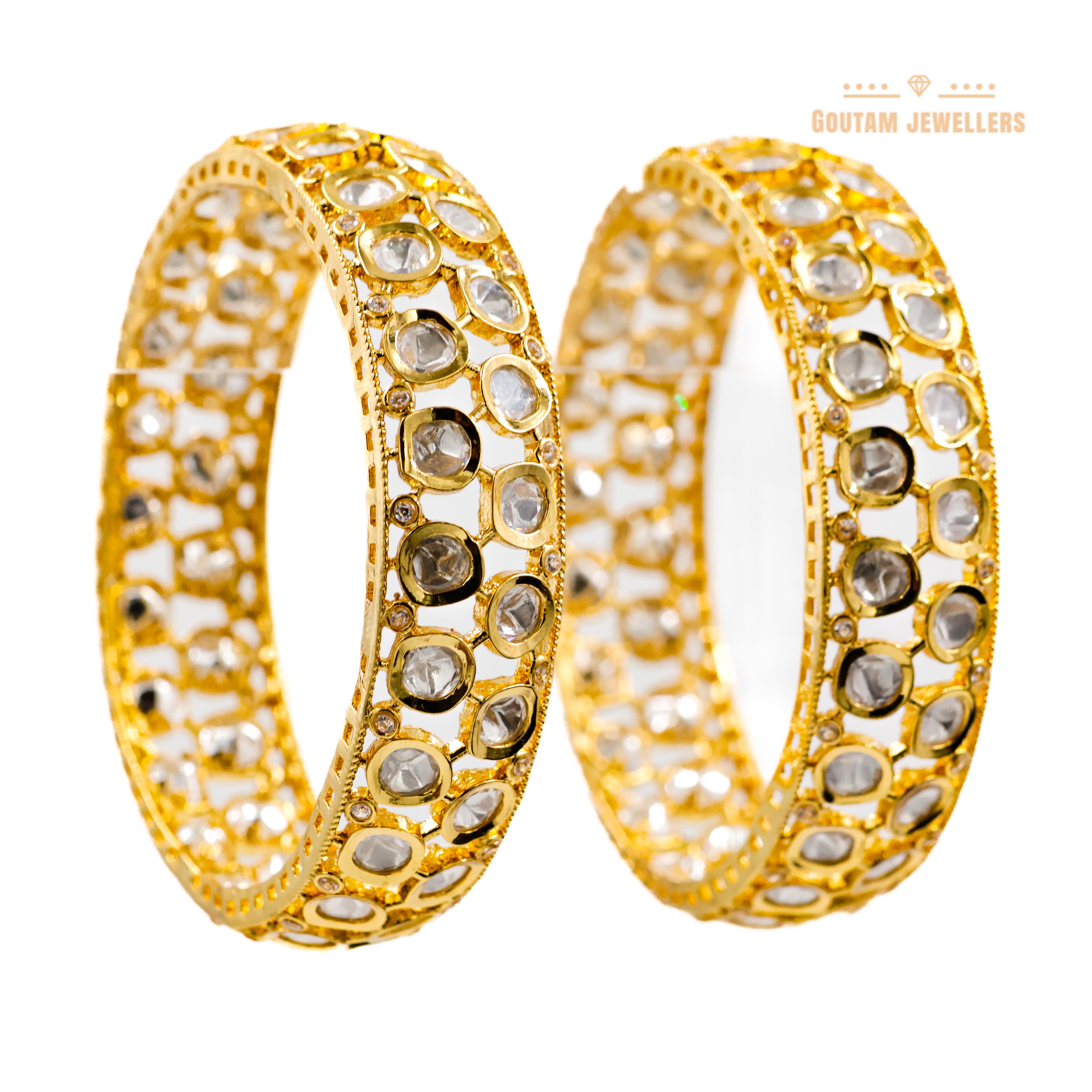 Goutam Jewellers By Ashok Rathod - Ddesigner Polki Bangles