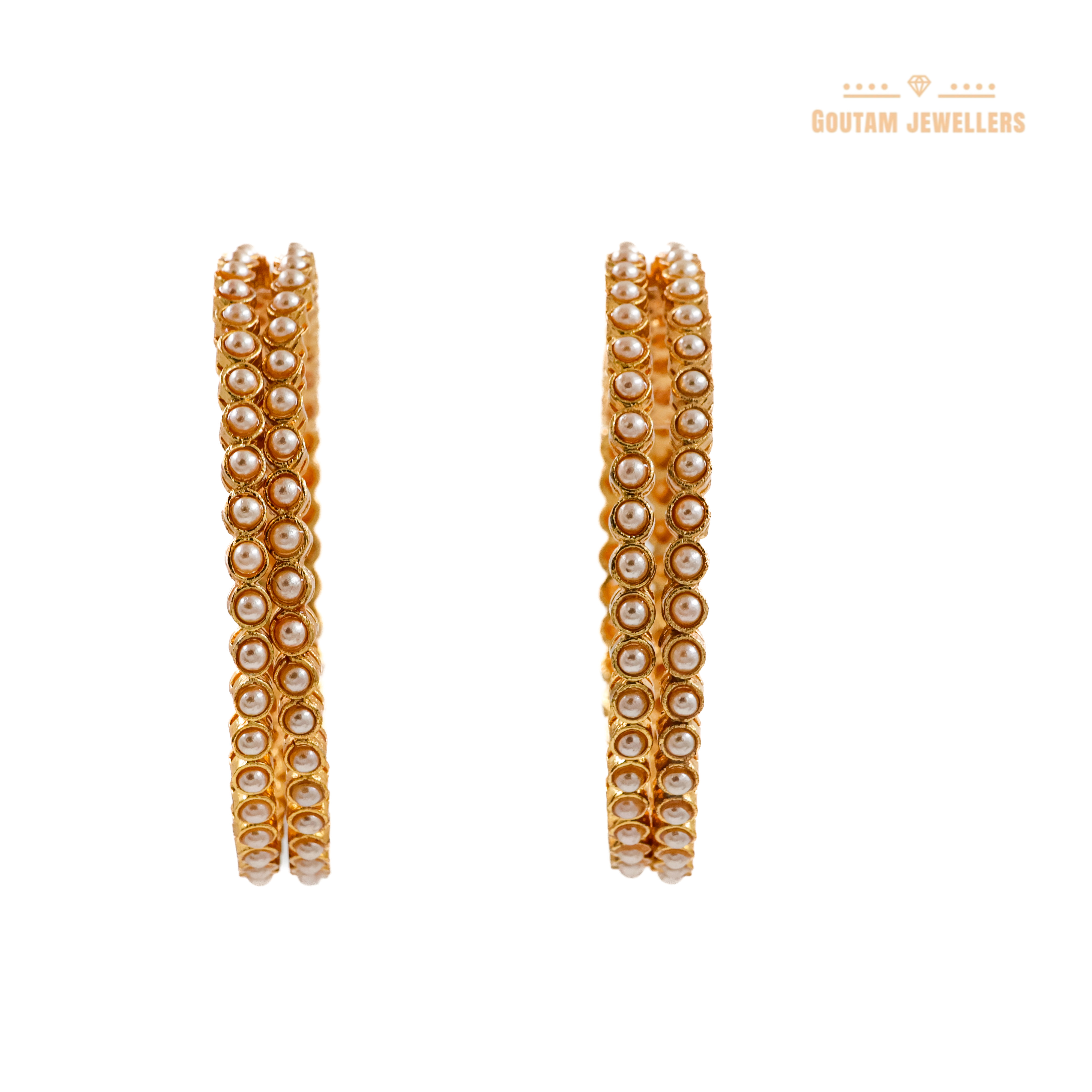 Goutam Jewellers By Ashok Rathod - 4pc Moti Bangles