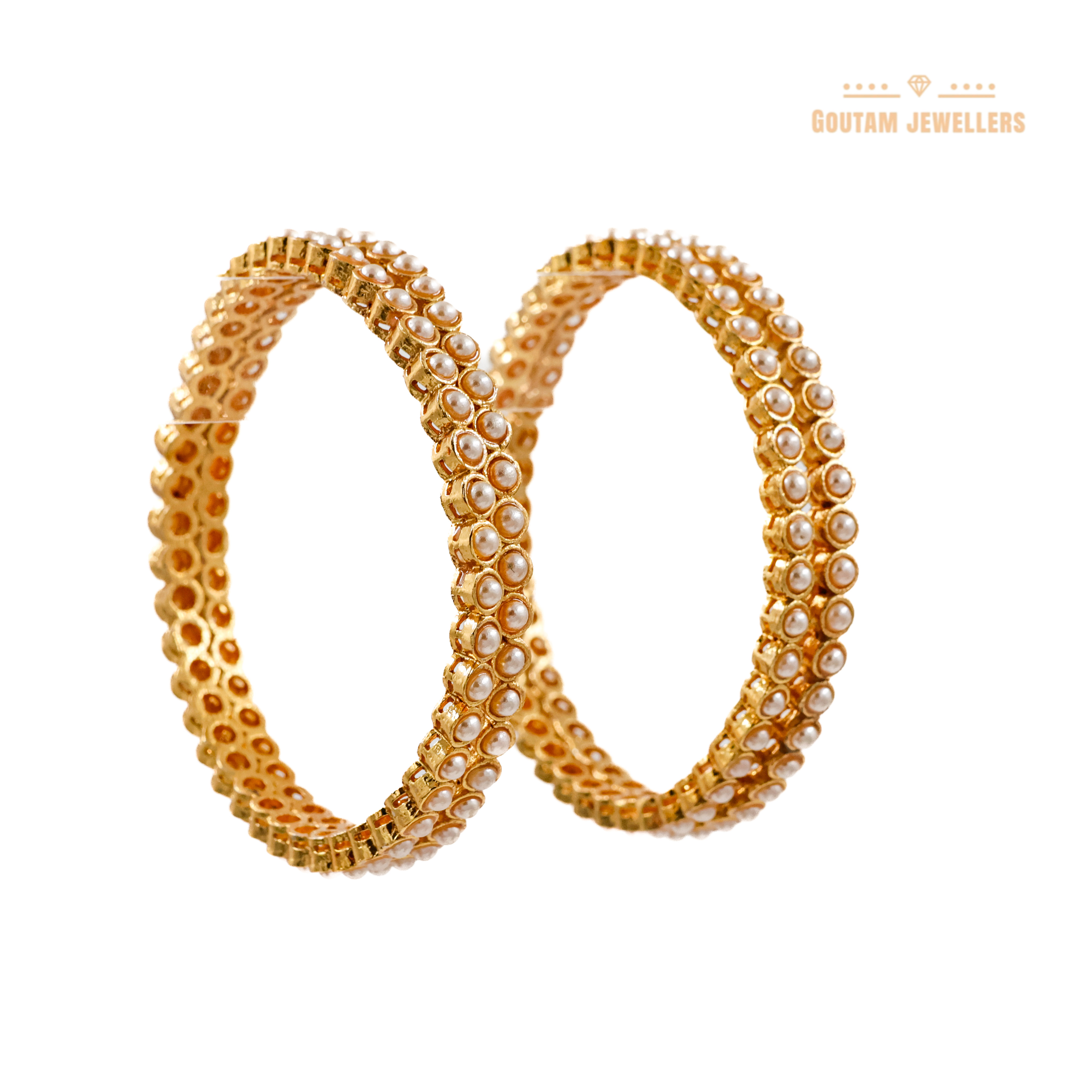 Goutam Jewellers By Ashok Rathod - 4pc Moti Bangles