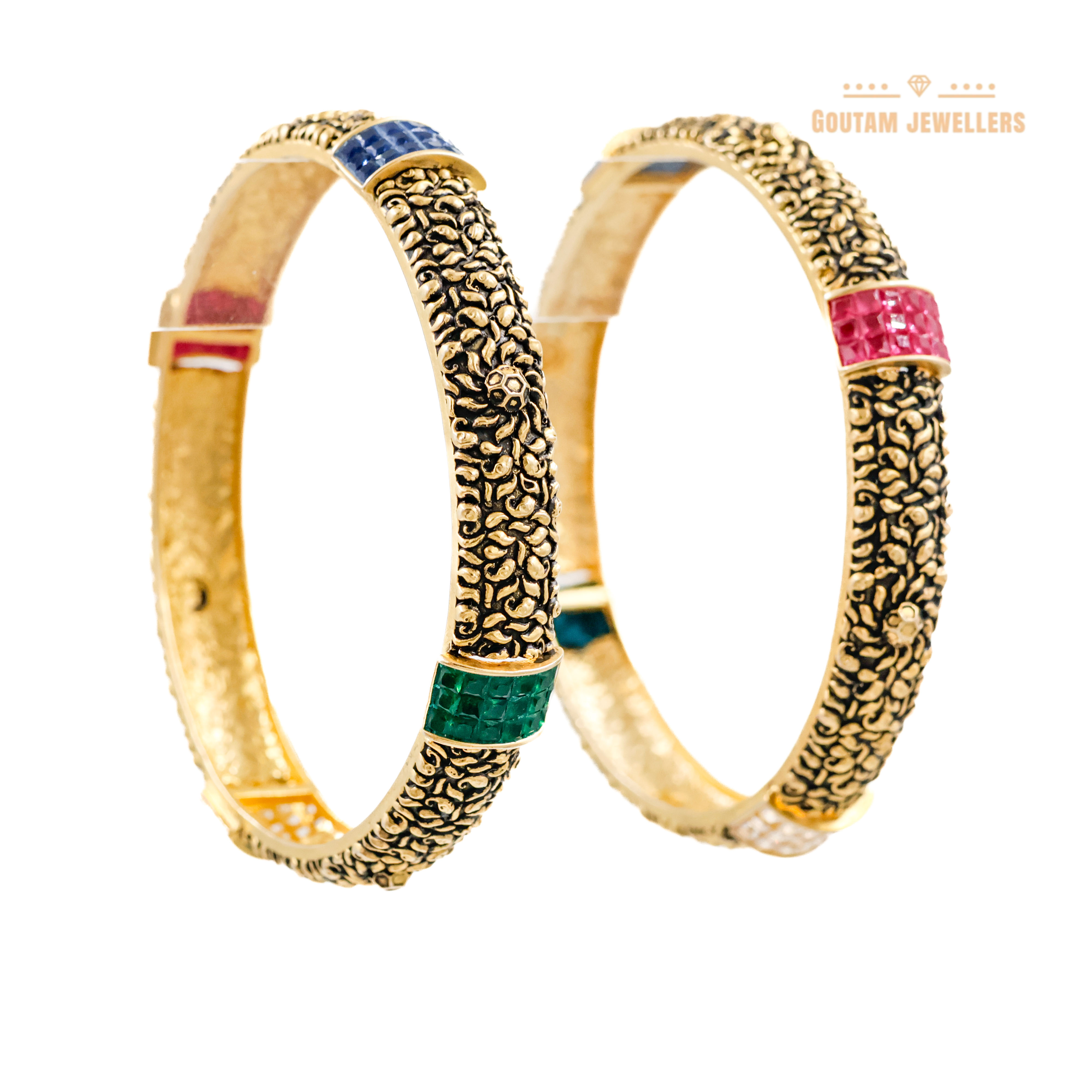 Goutam Jewellers By Ashok Rathod - Rajwadi Bangle 124