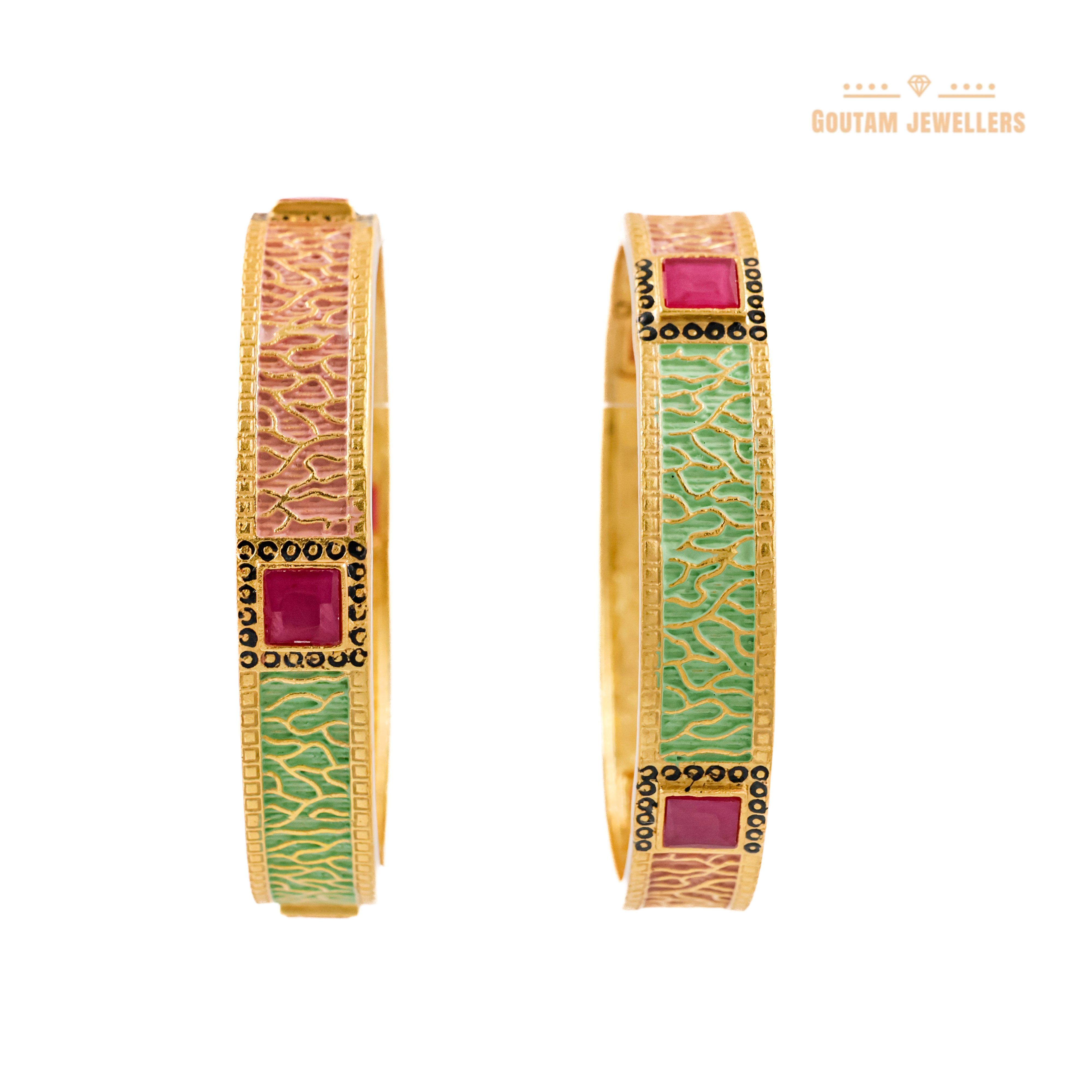 Goutam Jewellers By Ashok Rathod - Rajwadi Bangle 125