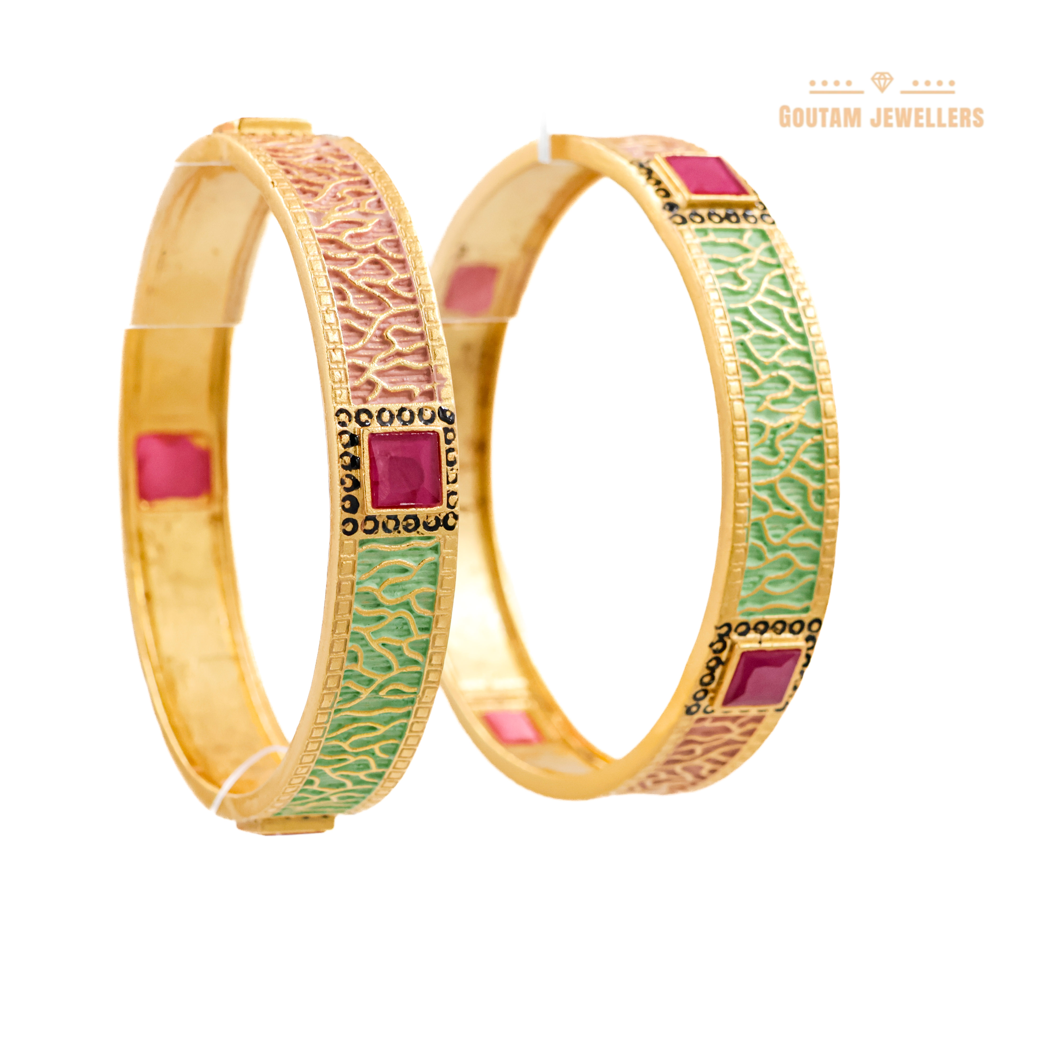 Goutam Jewellers By Ashok Rathod - Rajwadi Bangle 125