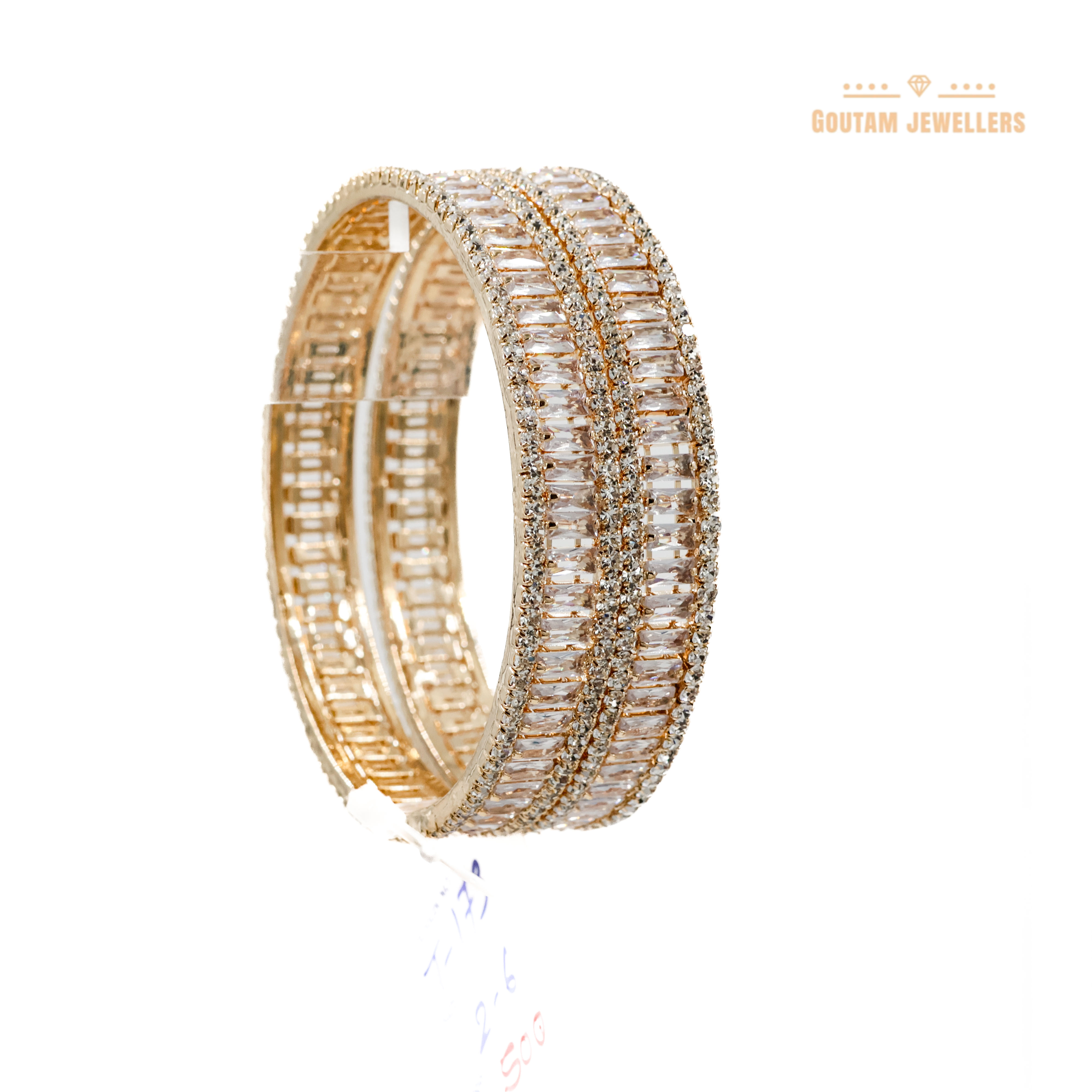 Goutam Jewellers By Ashok Rathod - Cz Bangle 128