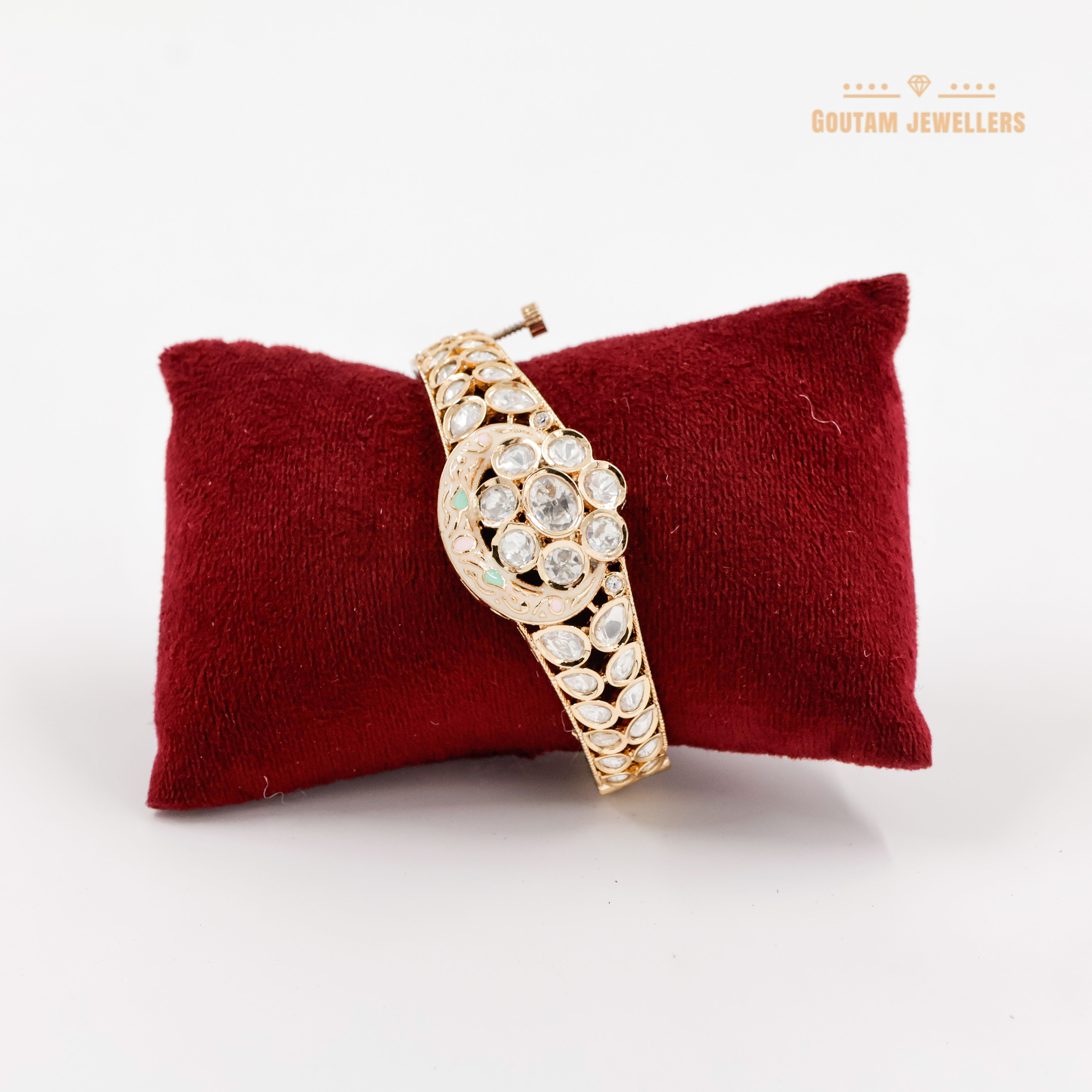 Goutam Jewellers By Ashok Rathod - Designer Polki Kundan Kada