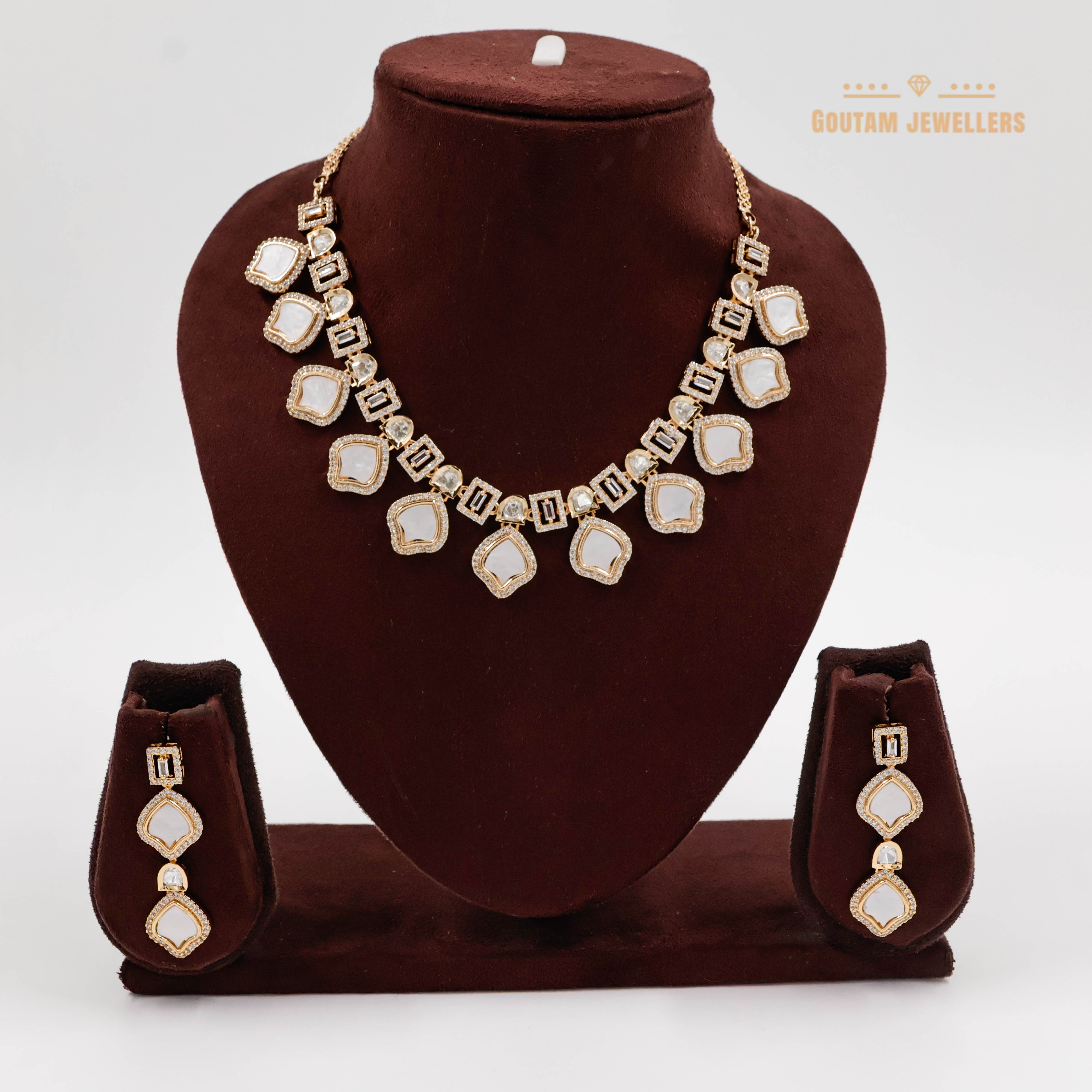 Goutam Jewellers By Ashok Rathod - Designer M.O.P Polki Kundan Set