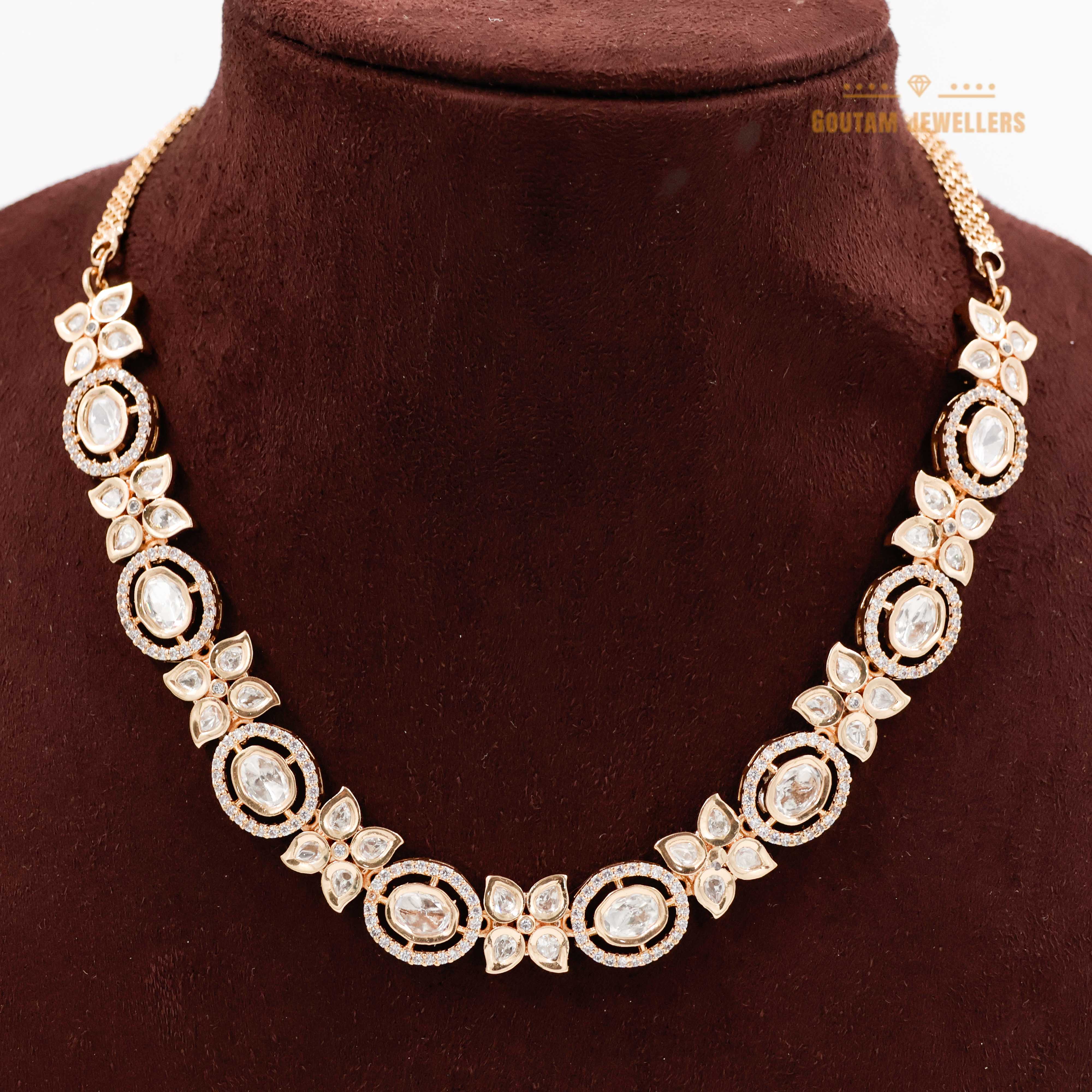 Goutam Jewellers By Ashok Rathod - Designer Polki Kundan Set