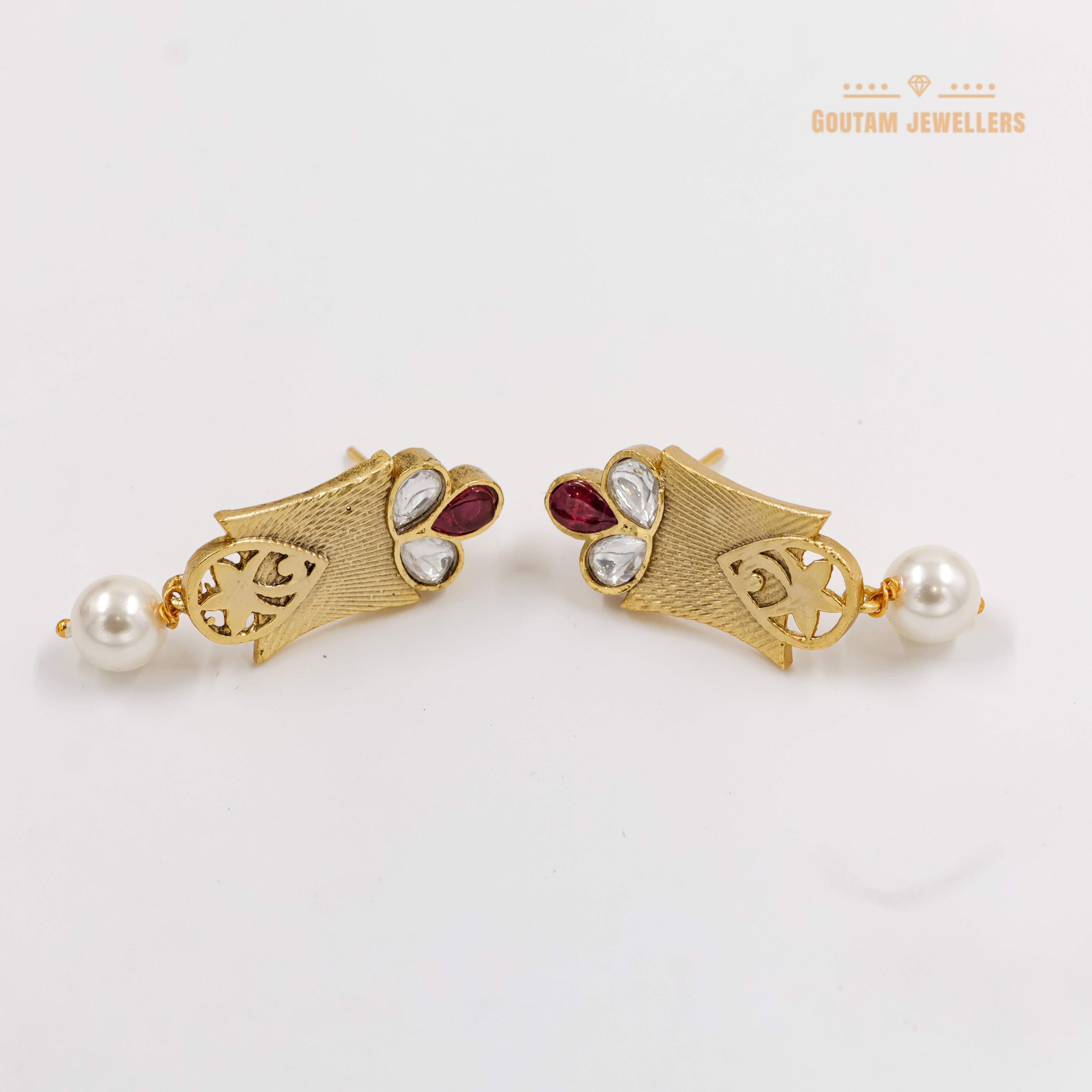 Goutam Jewellers By Ashok Rathod - Matt Gold Look Choker Set