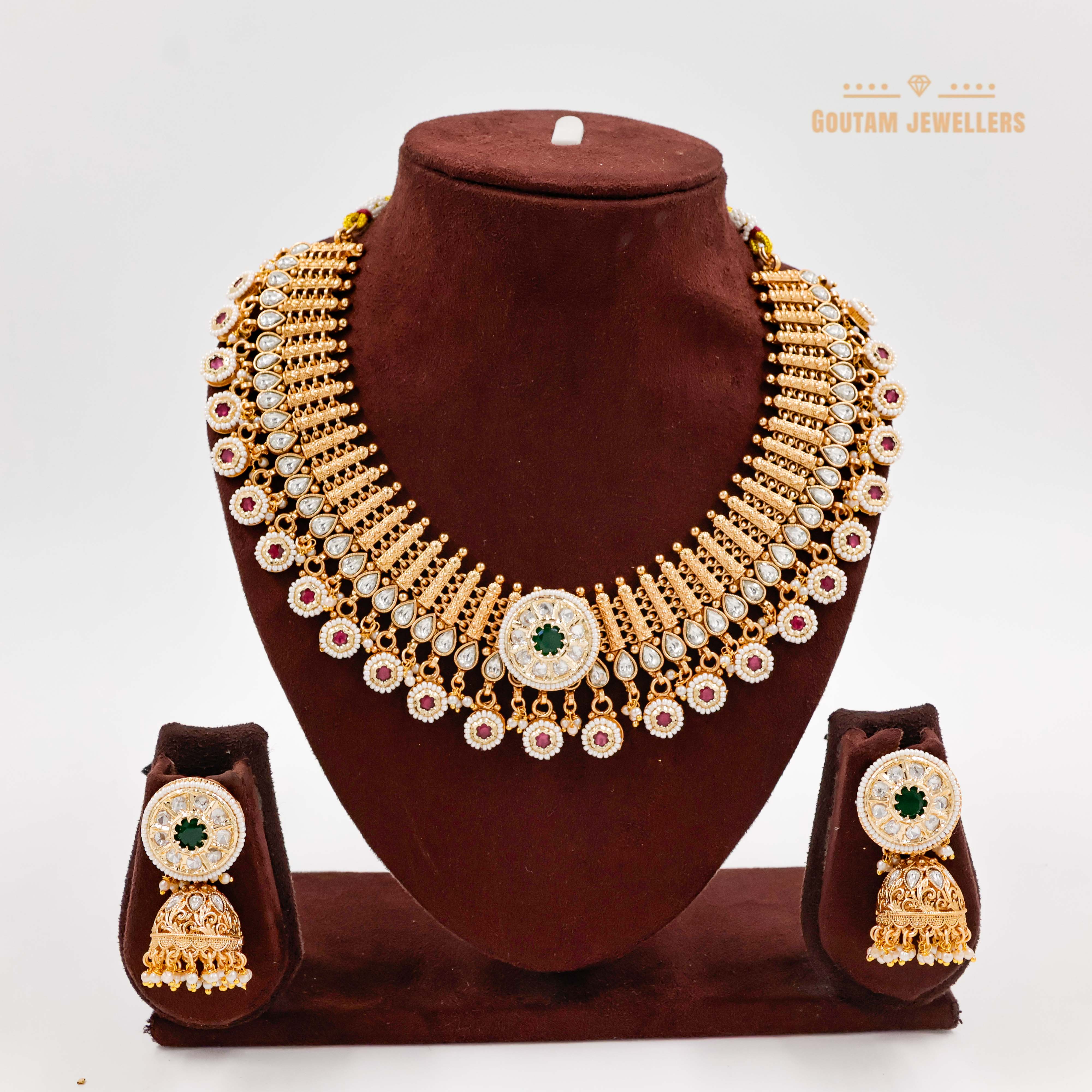 Goutam Jewellers By Ashok Rathod - Antique Designer Set