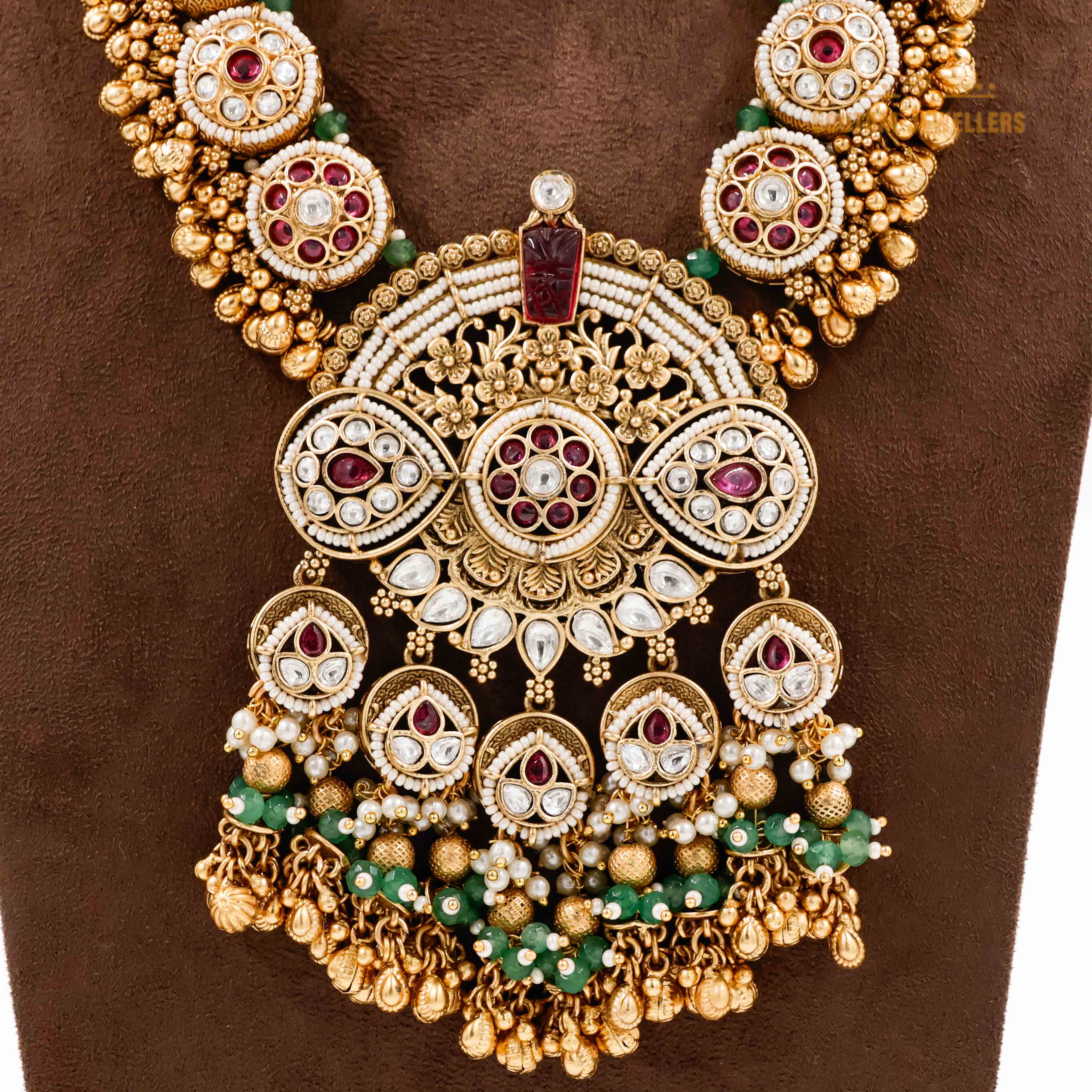 Goutam Jewellers By Ashok Rathod - Myra Antique Designer Set