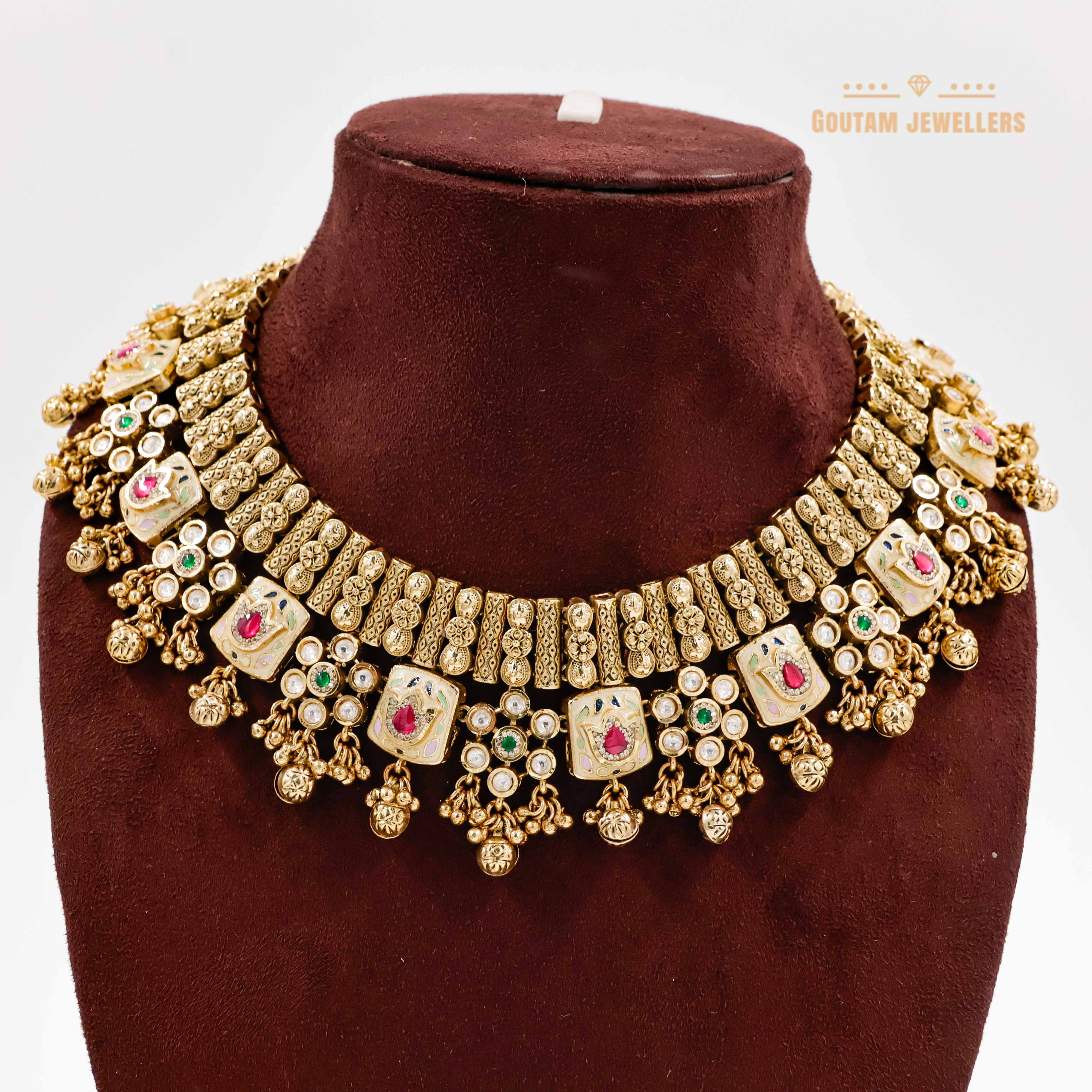 Goutam Jewellers By Ashok Rathod - Raani Antique Designer Set