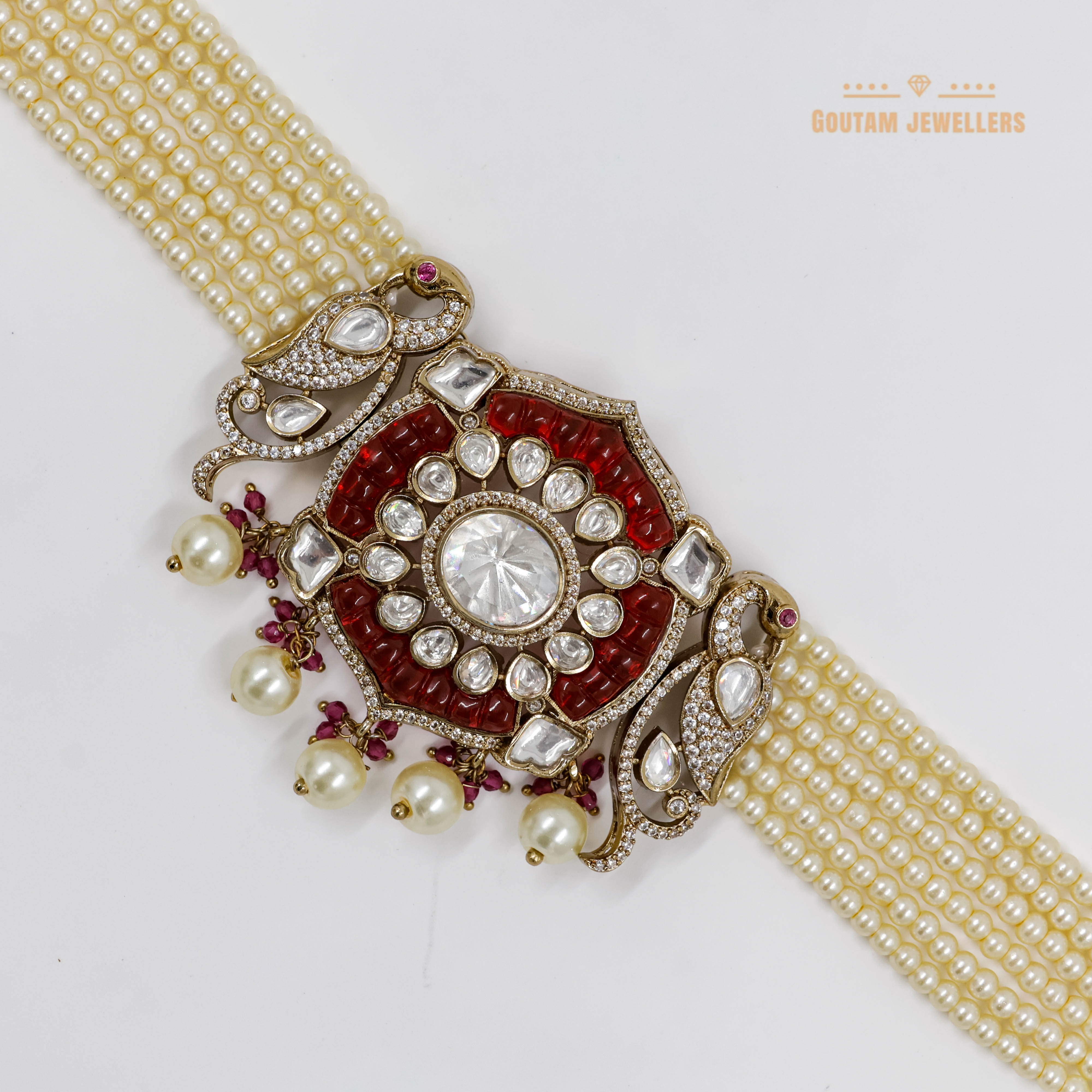 Goutam Jewellers By Ashok Rathod - Designer moissanite Choker Set