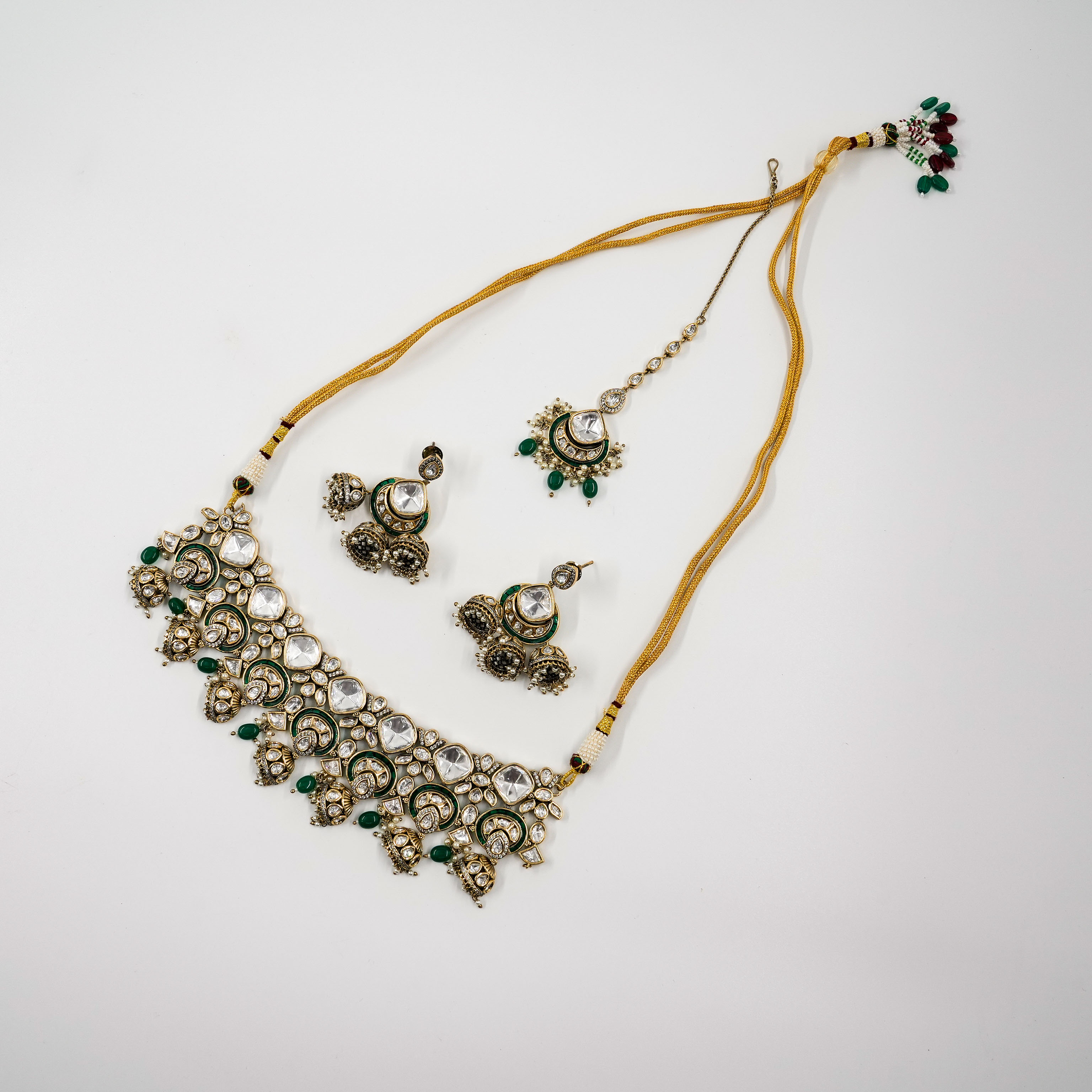Saraswati Moissanite Choker Set