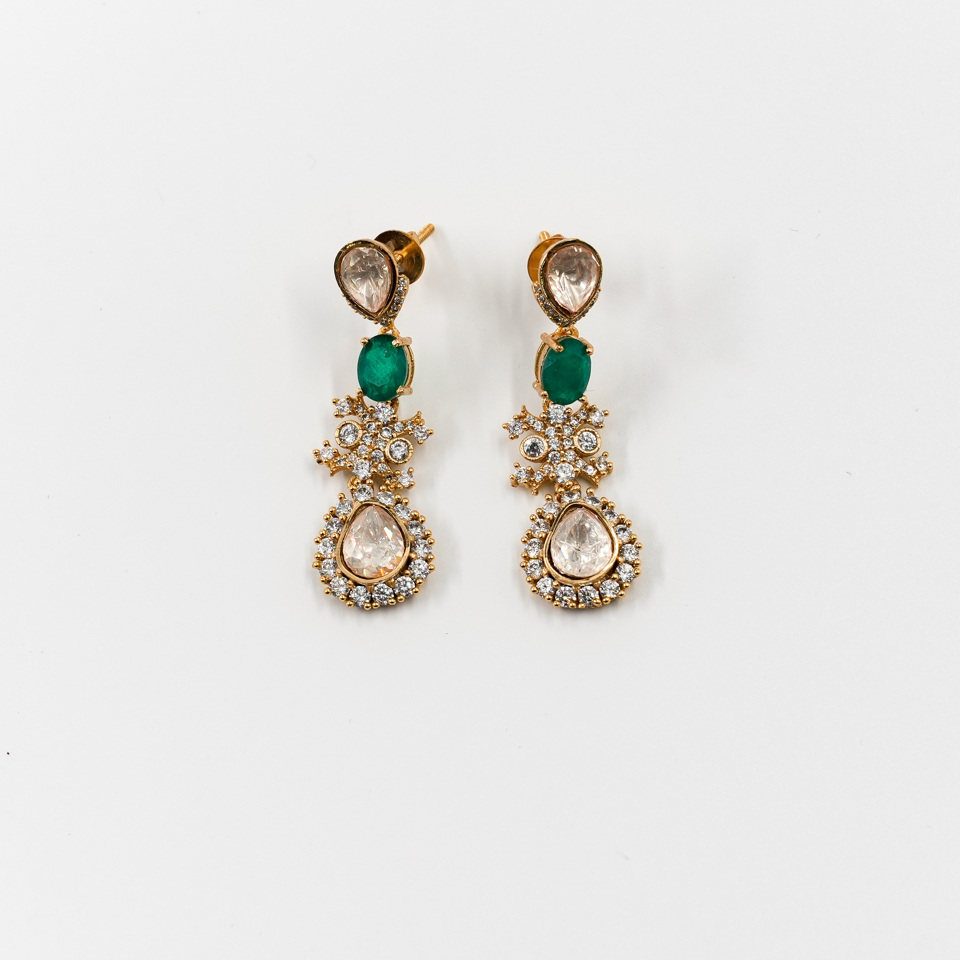 Kaarvi LV Polki Necklace Set