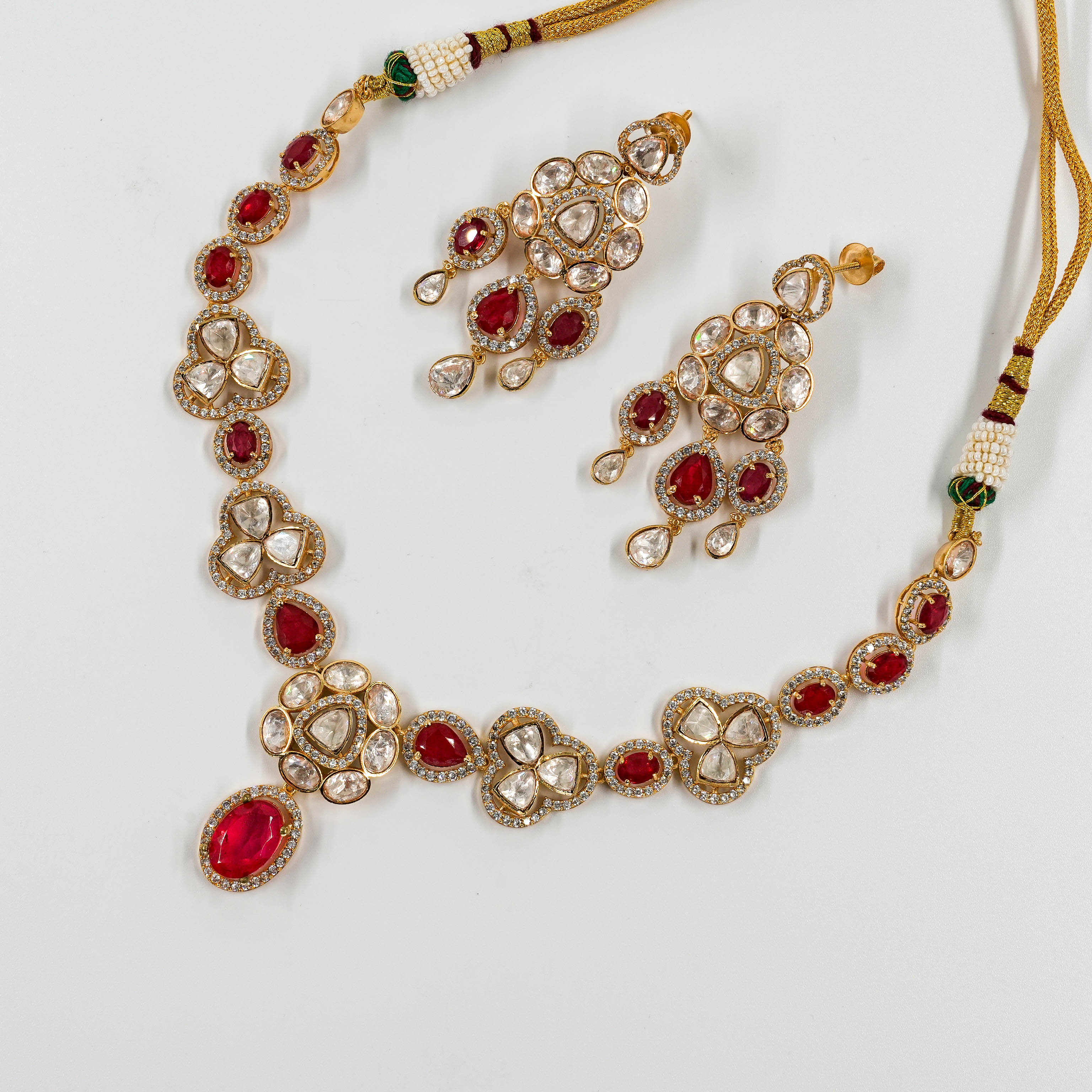 Geetanjali LV Polki Kundan  Set