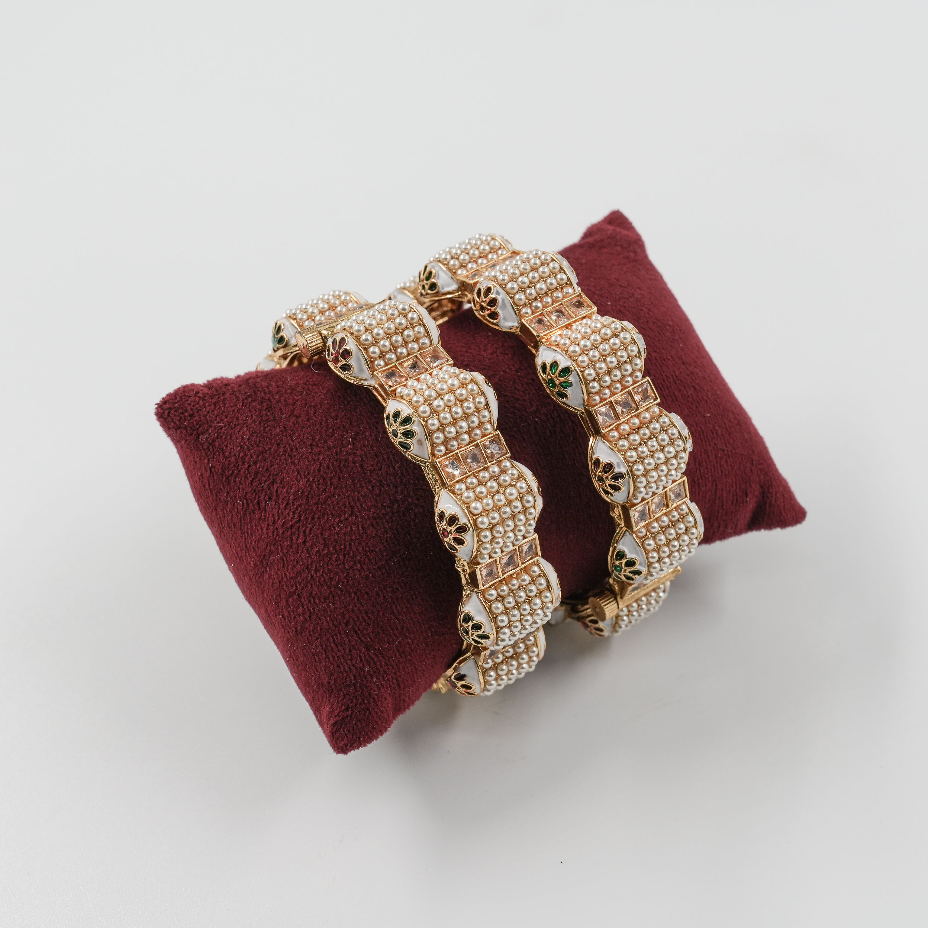 Goutam Jewellers By Ashok Rathod - Rajwadi Moti Gokhru with side minakri