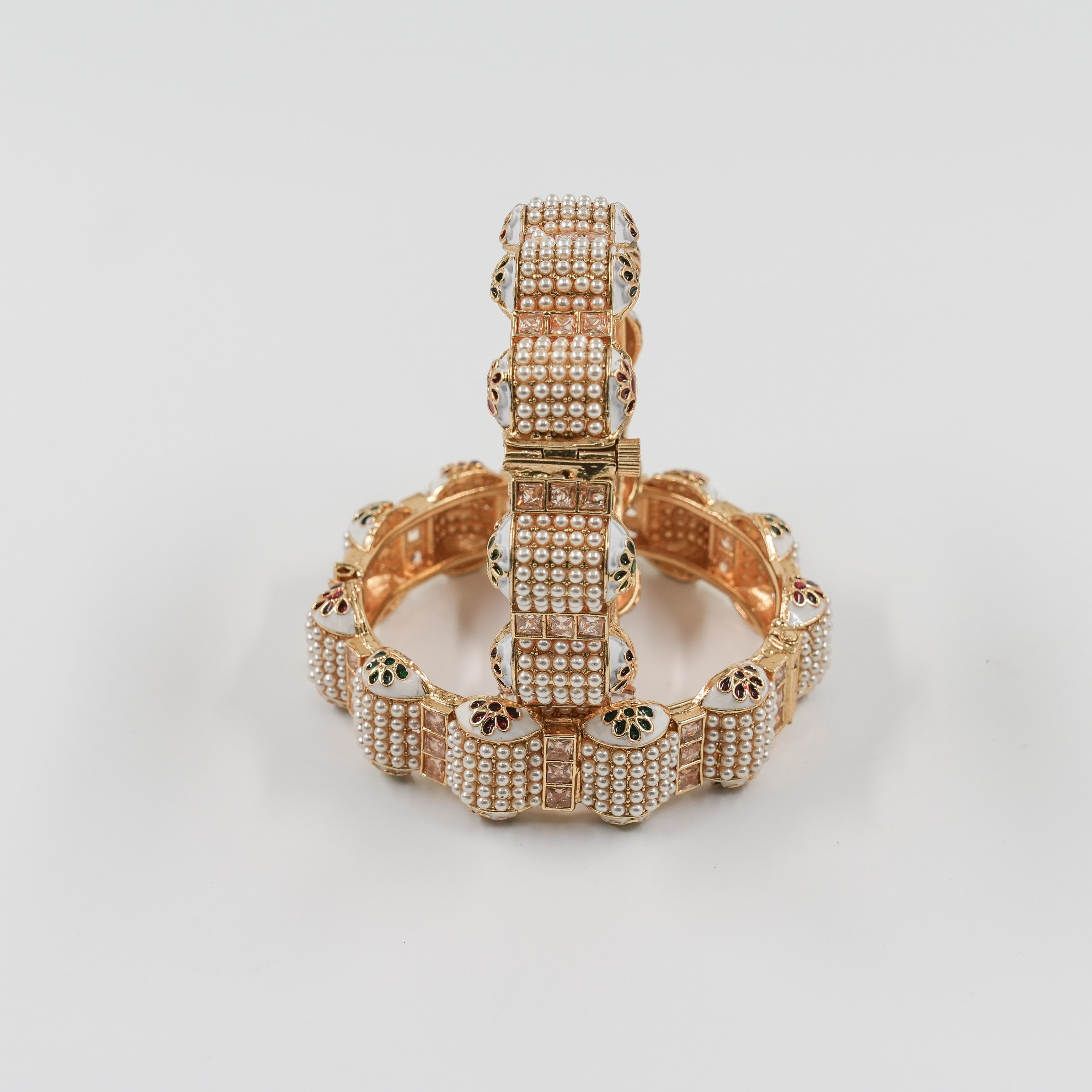 Goutam Jewellers By Ashok Rathod - Rajwadi Moti Gokhru with side minakri