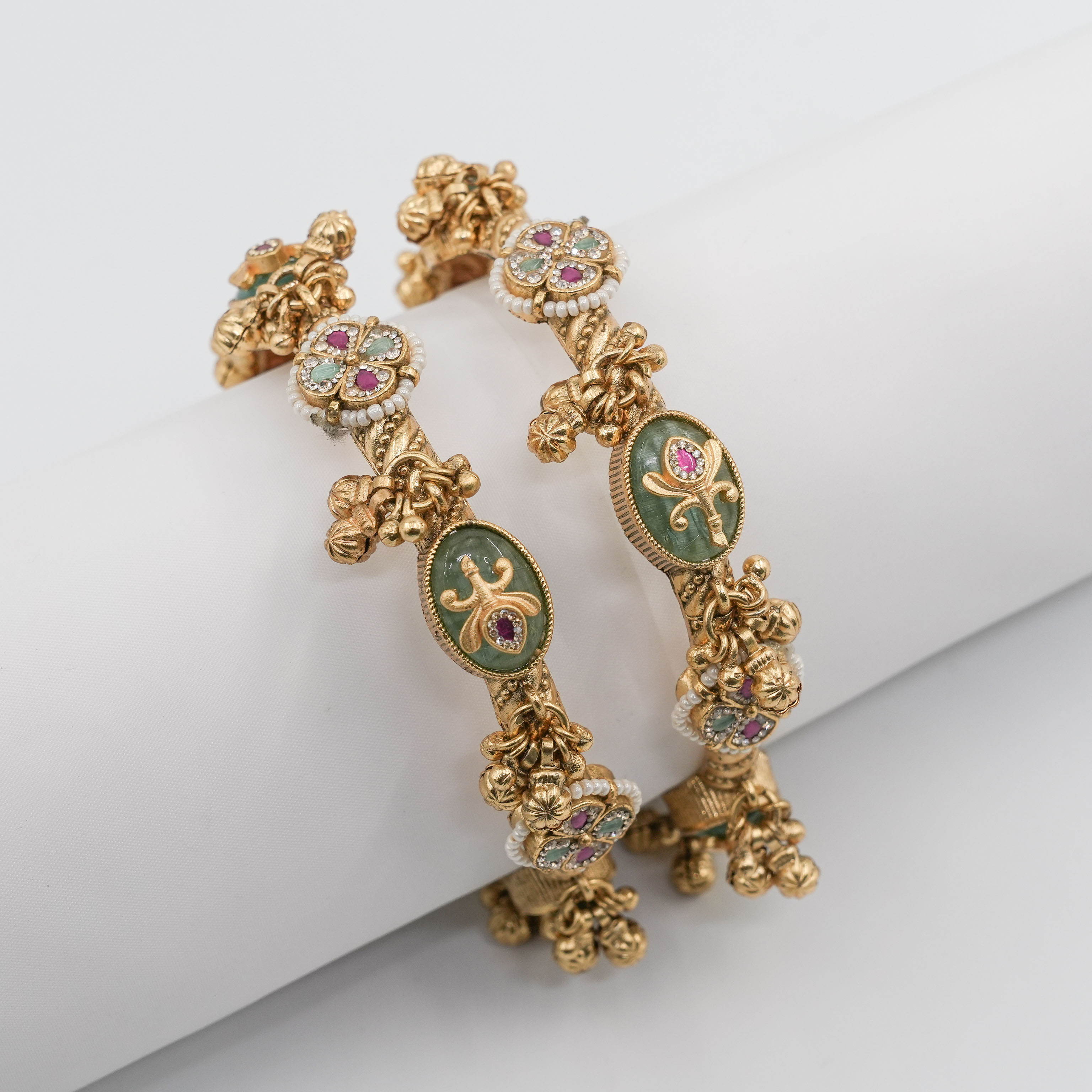 Goutam Jewellers By Ashok Rathod - Drish Antique Ghungroo Bangle