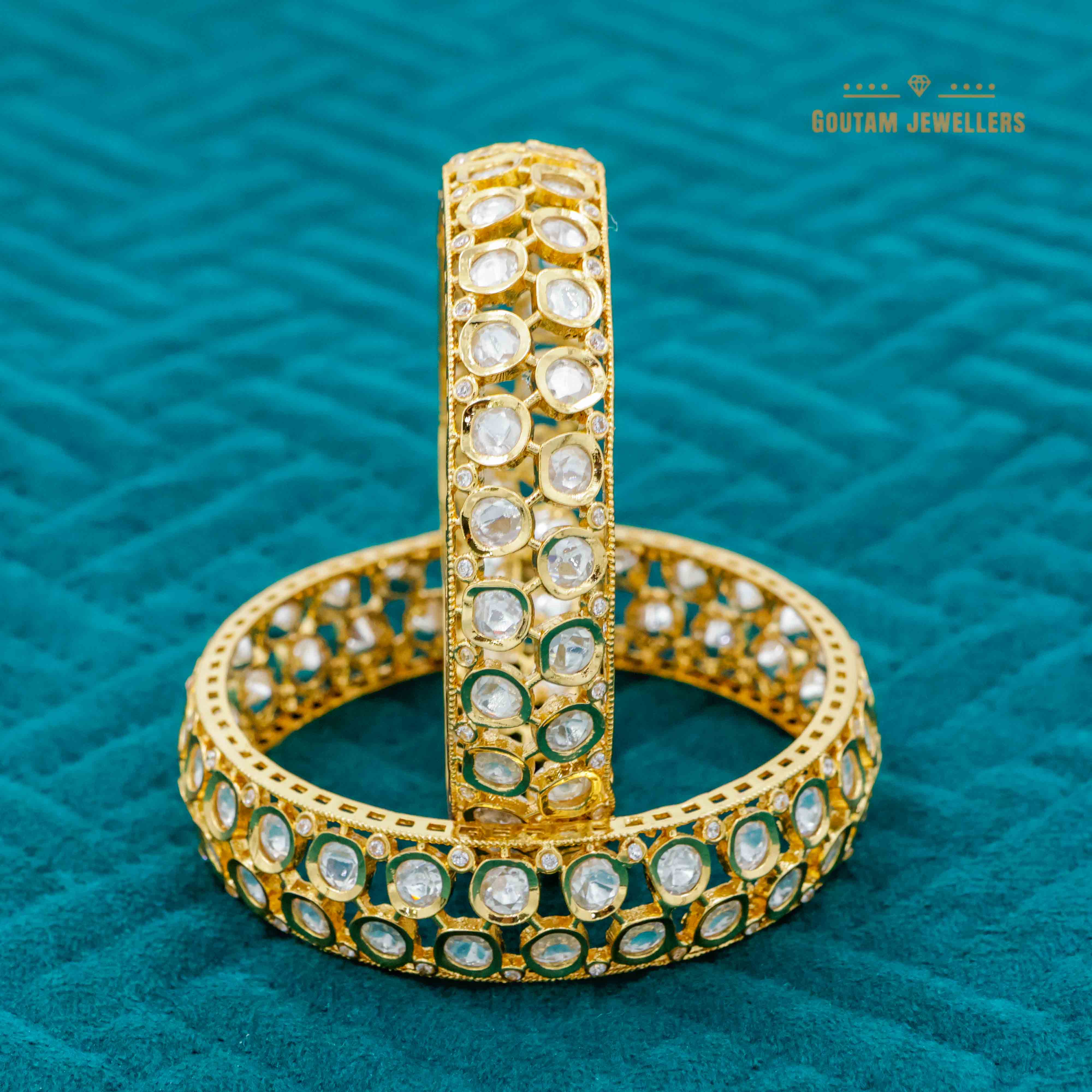 Polki Kundan Bangles