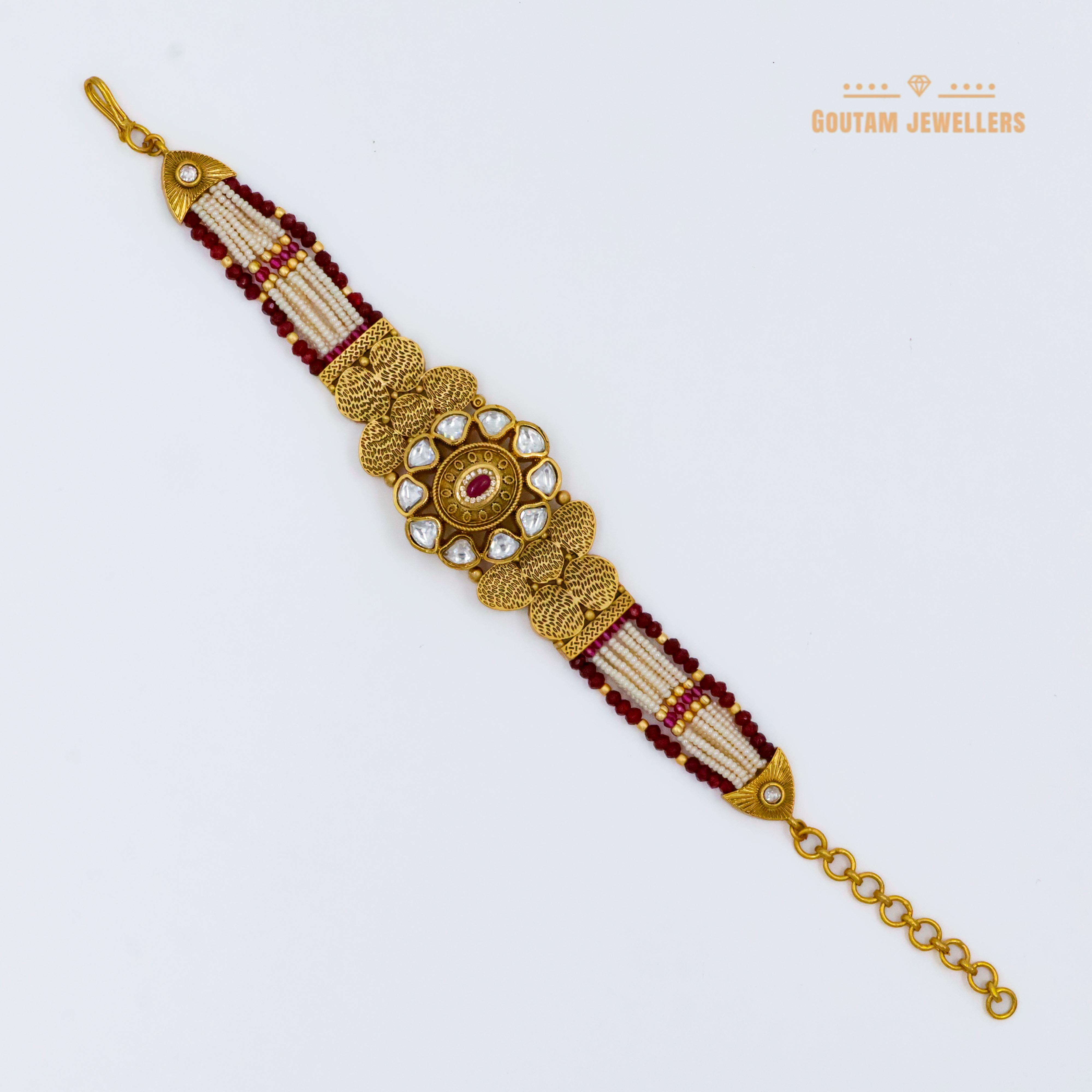 Rajwadi Moti Bracelet