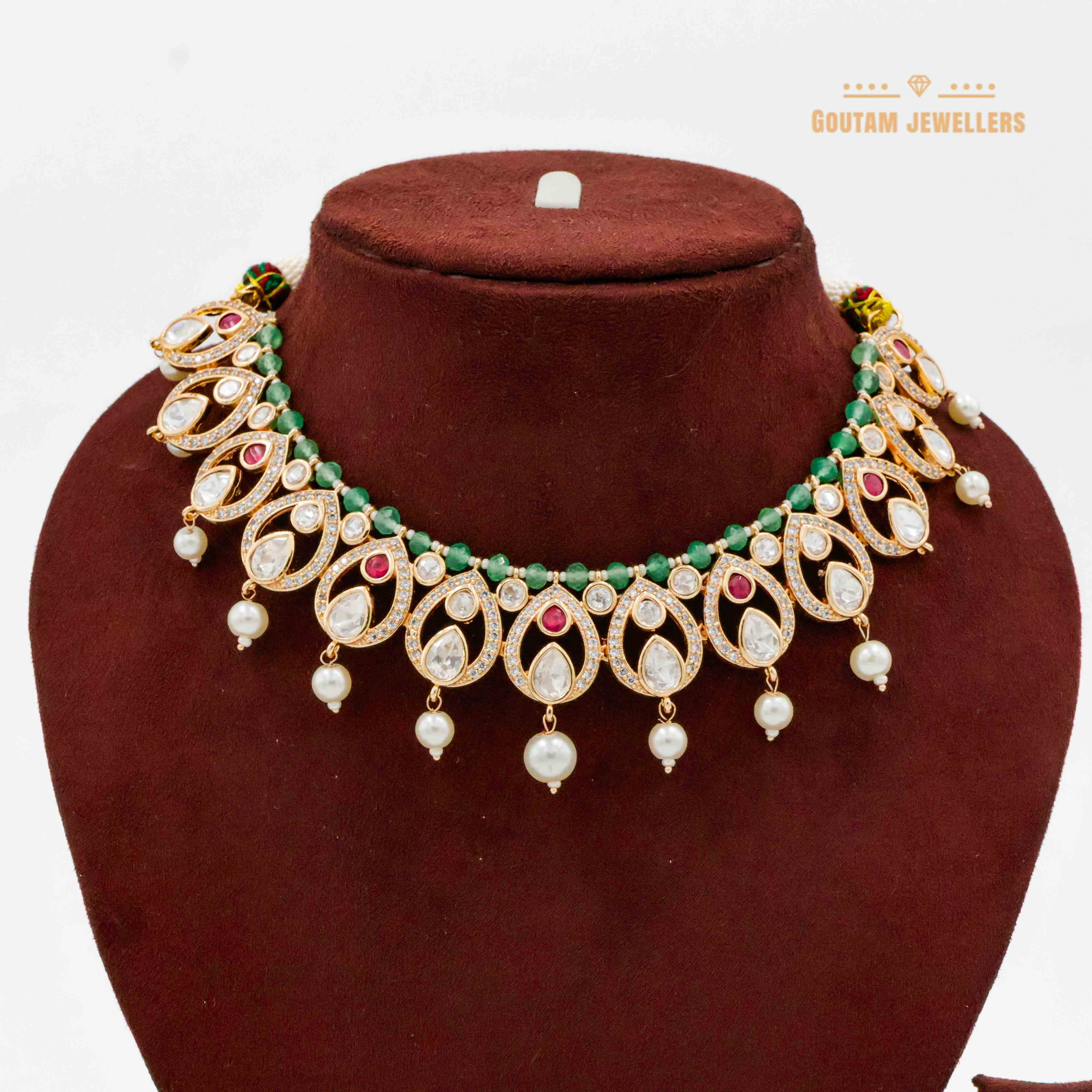 Elegant Polki Kundan Set