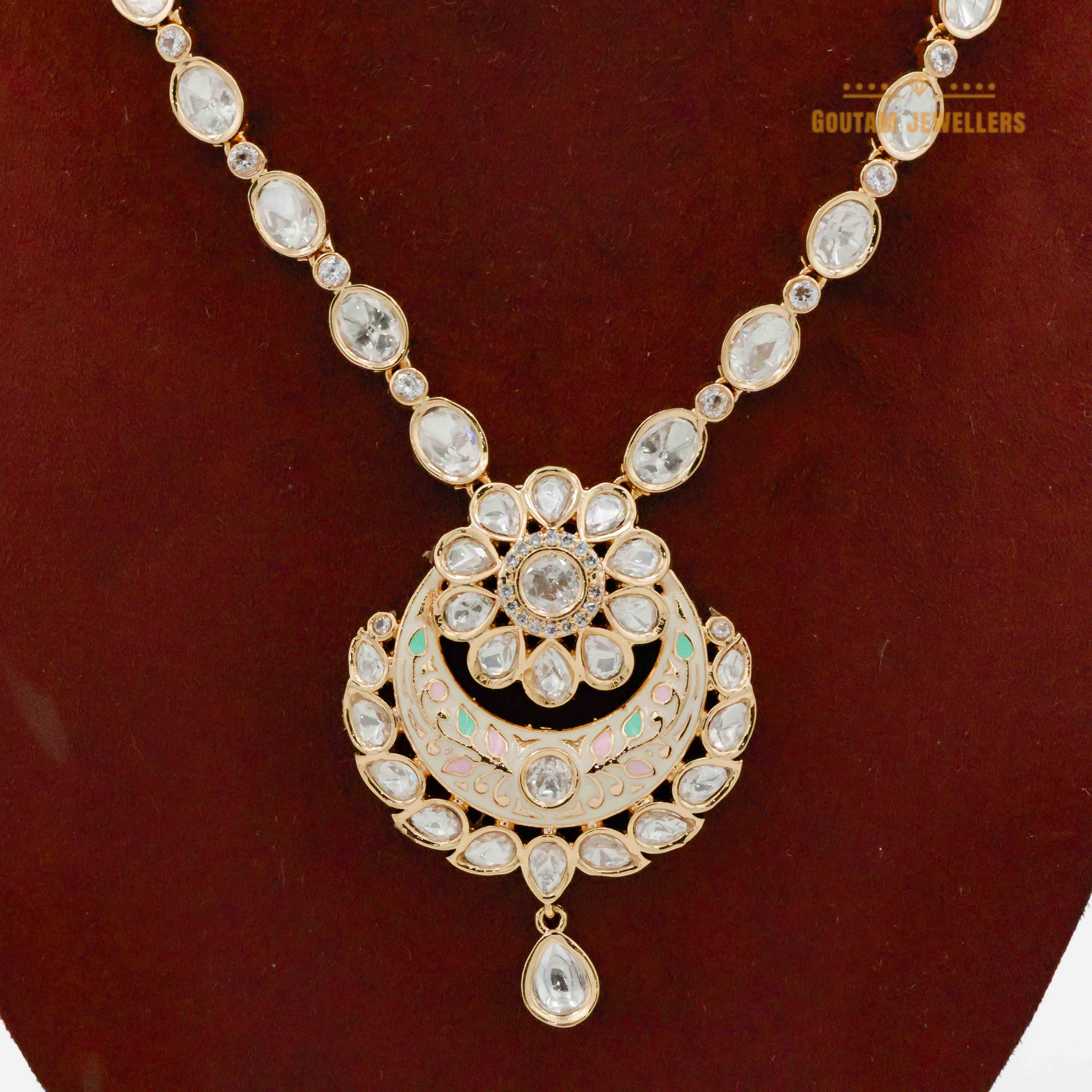 Simple Polki Kundan Set