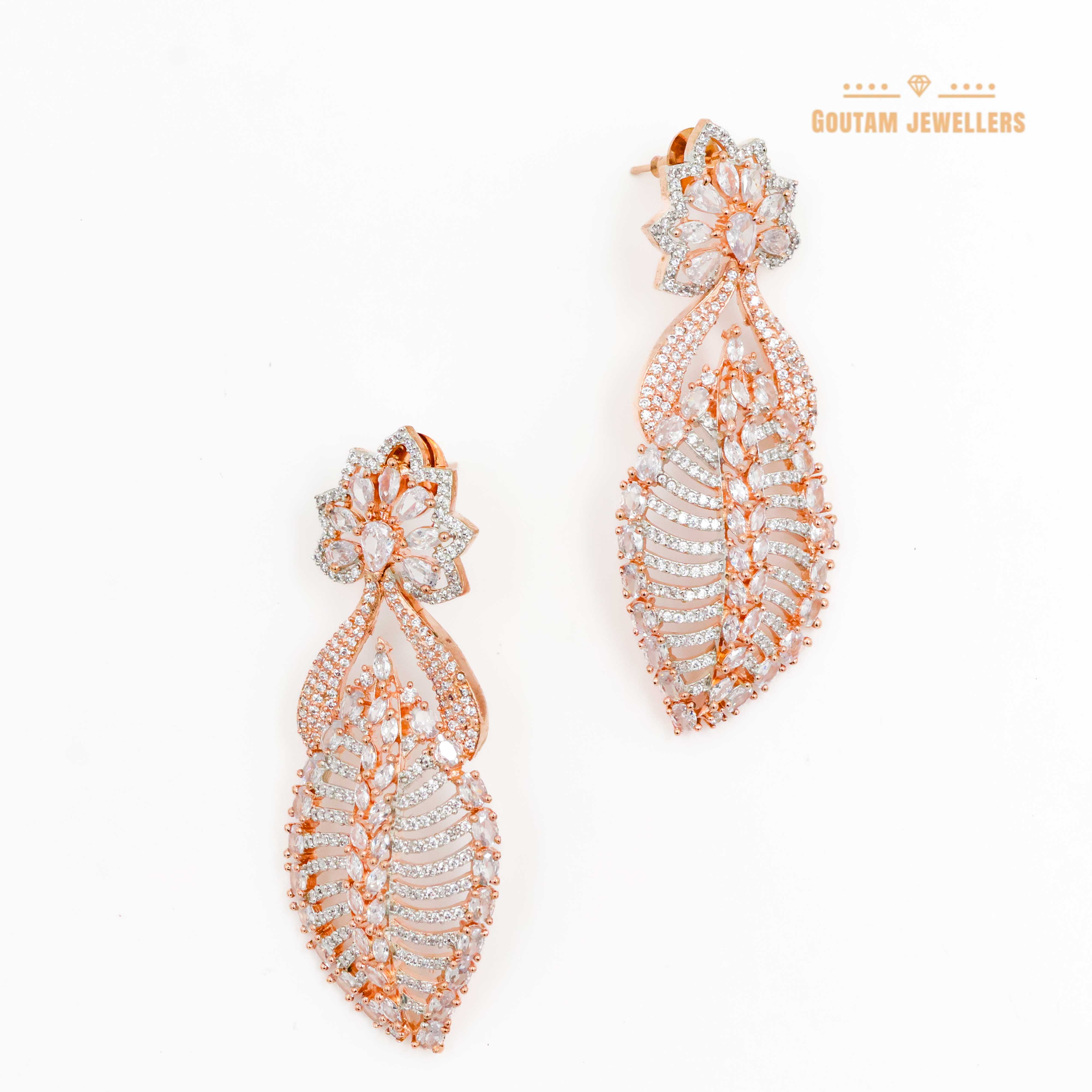 Rose Gold Plated Earrings
