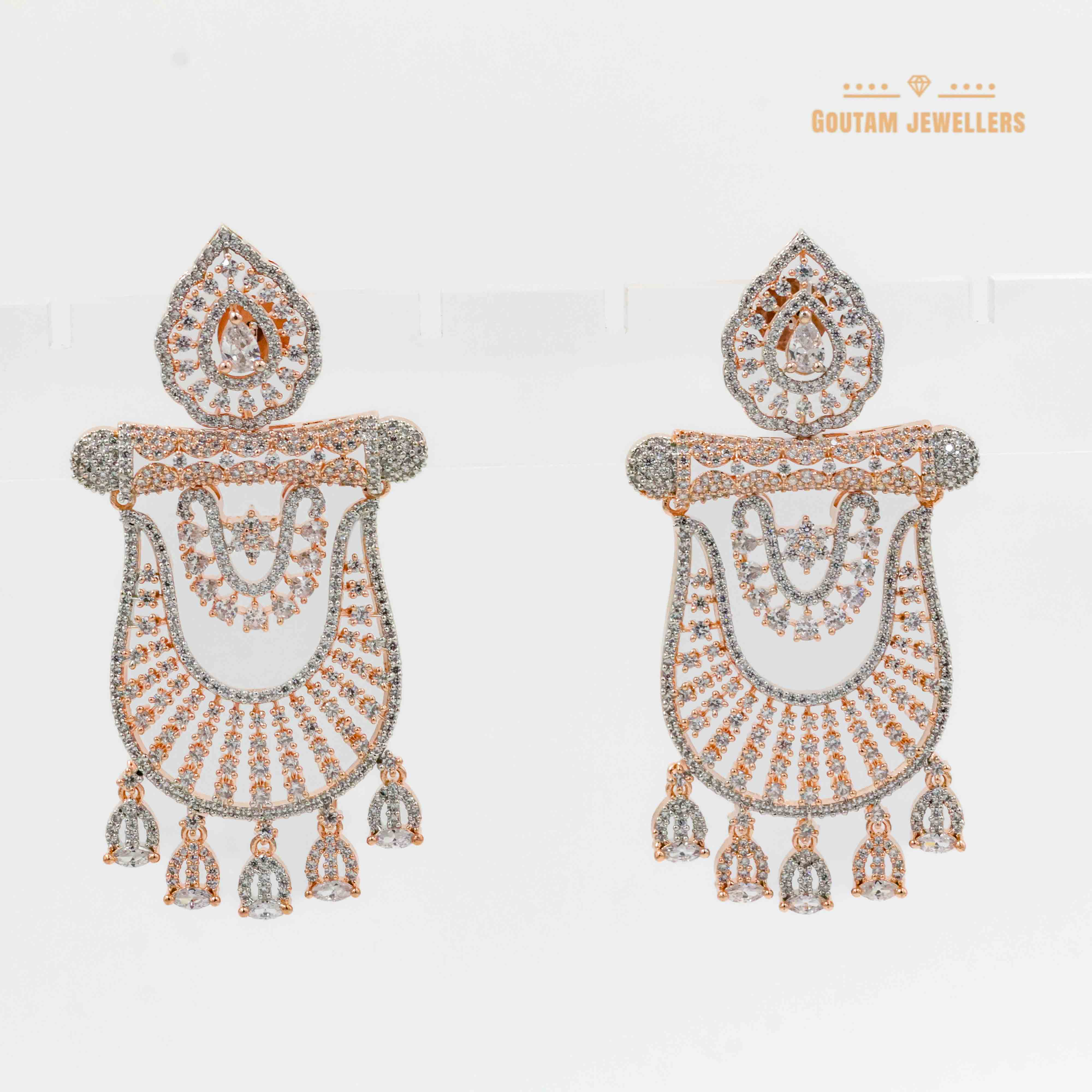 Designer Cz Earrings