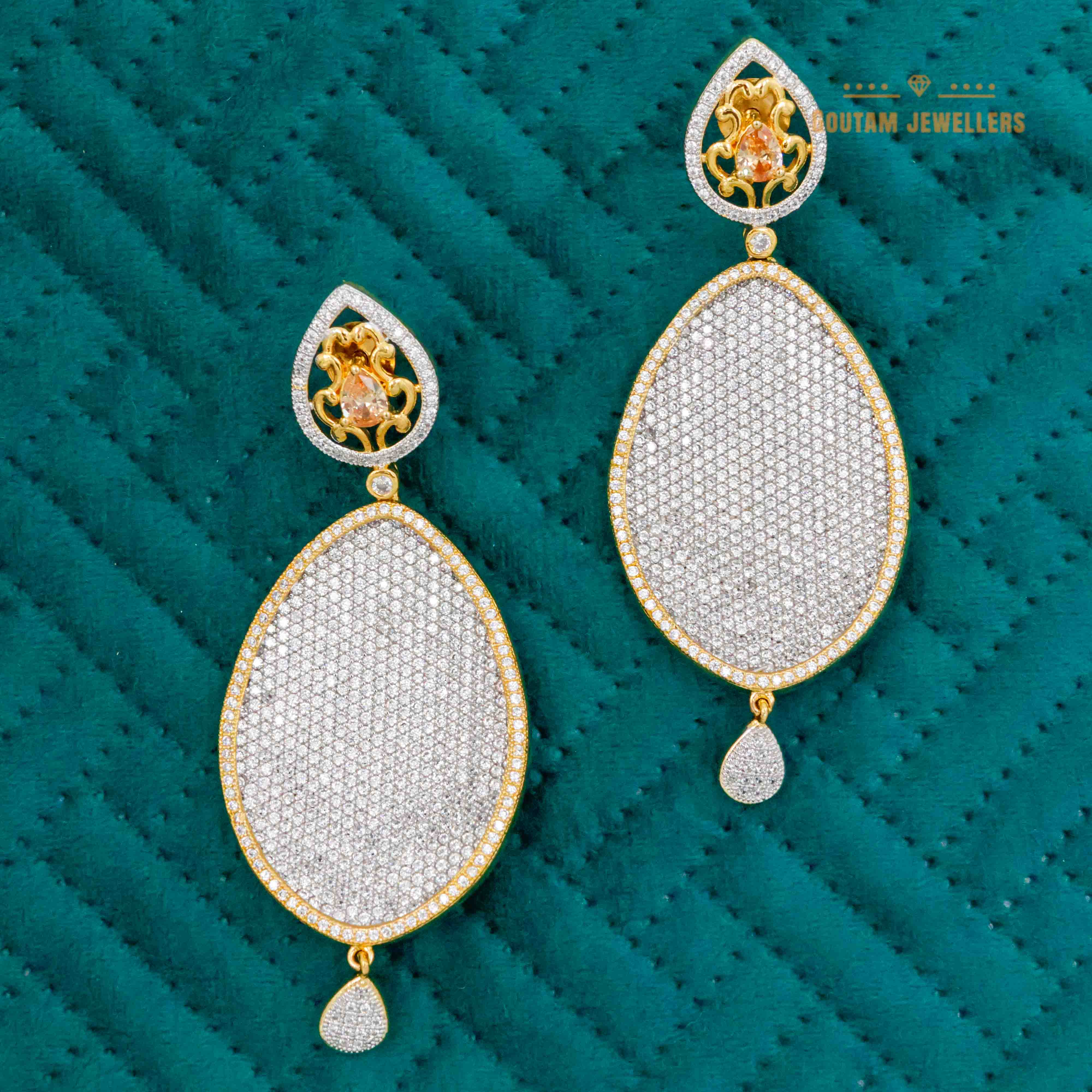 Goutam Jewellers By Ashok Rathod - Cz Earrings