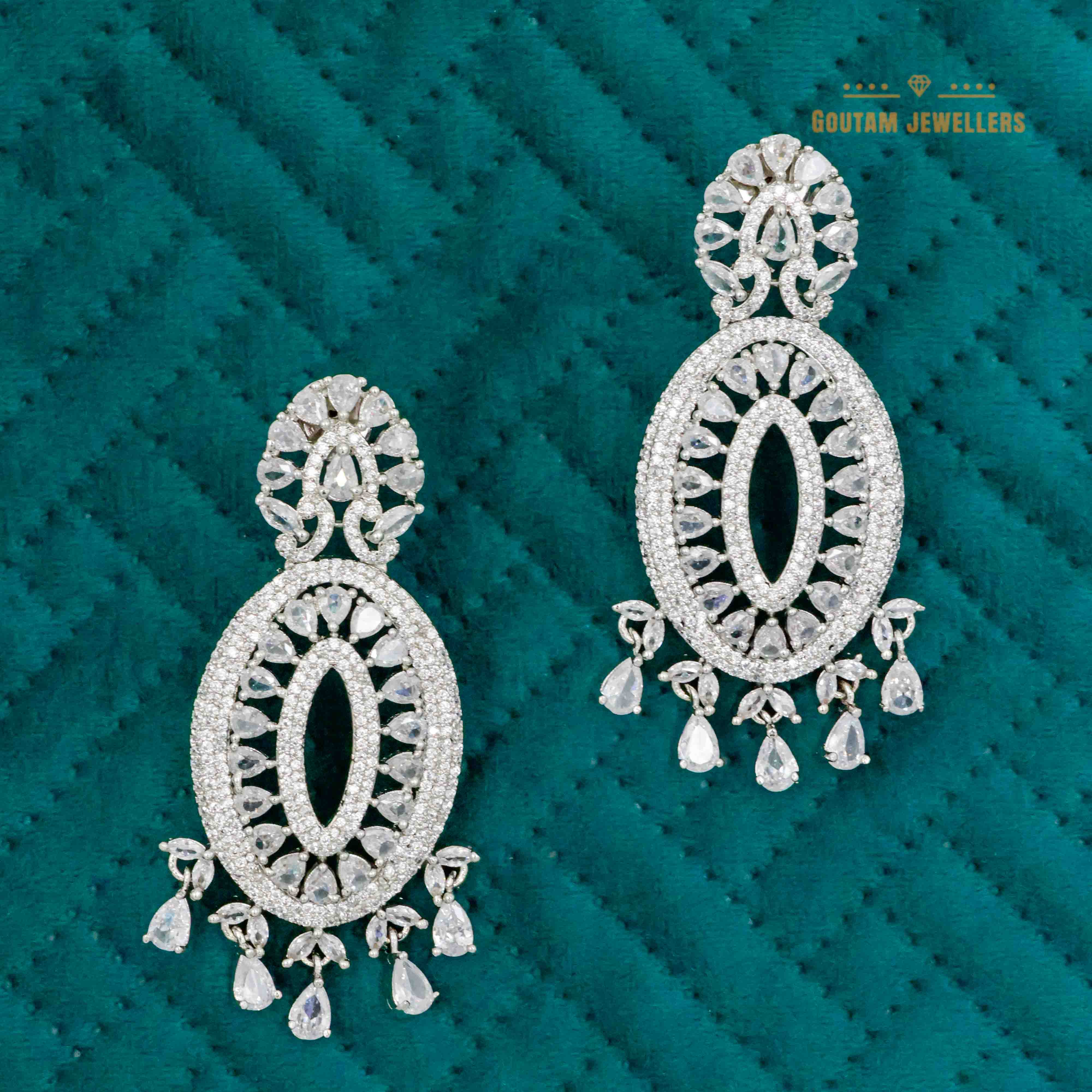 Goutam Jewellers By Ashok Rathod - Fancy Cz Earrings