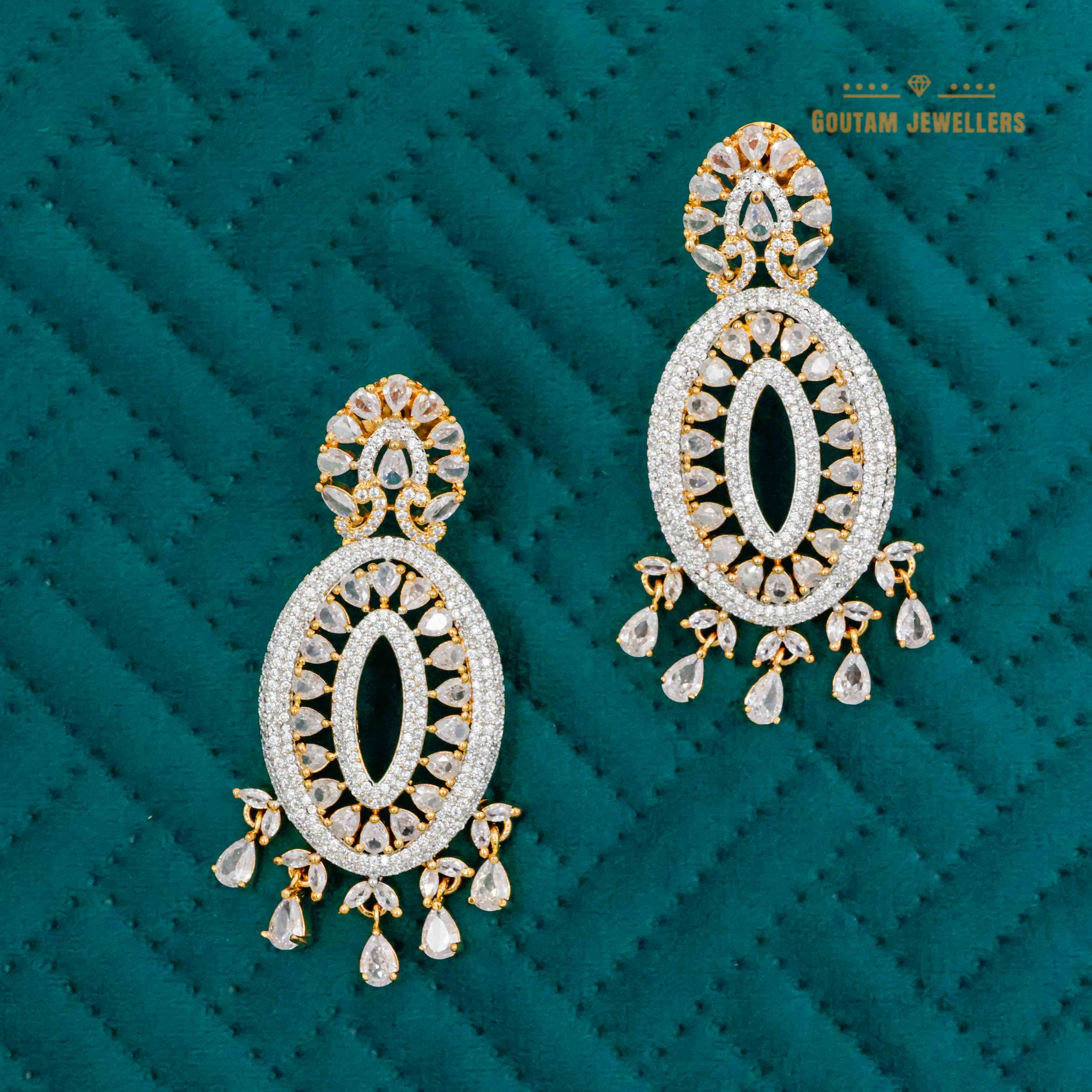Goutam Jewellers By Ashok Rathod - Fancy Cz Earrings