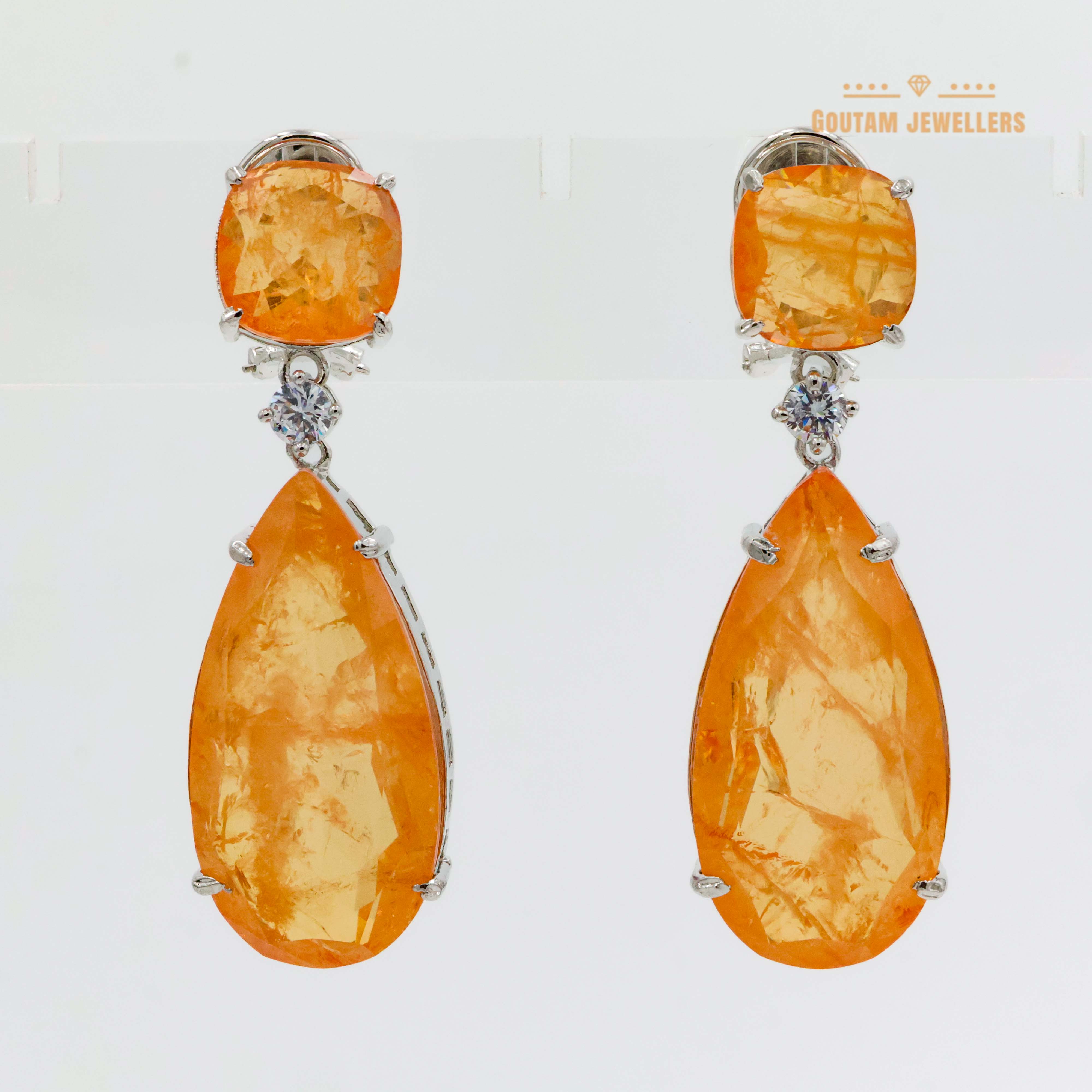 Goutam Jewellers By Ashok Rathod - Onex Stones Cz Earrings